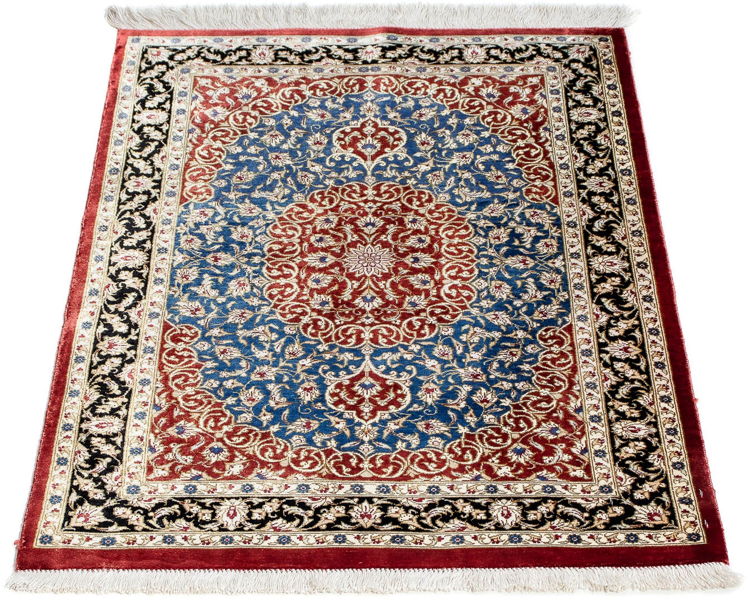 morgenland Orientteppich »Perser - Ghom - 81 x 55 cm - dunkelrot«, rechteck günstig online kaufen