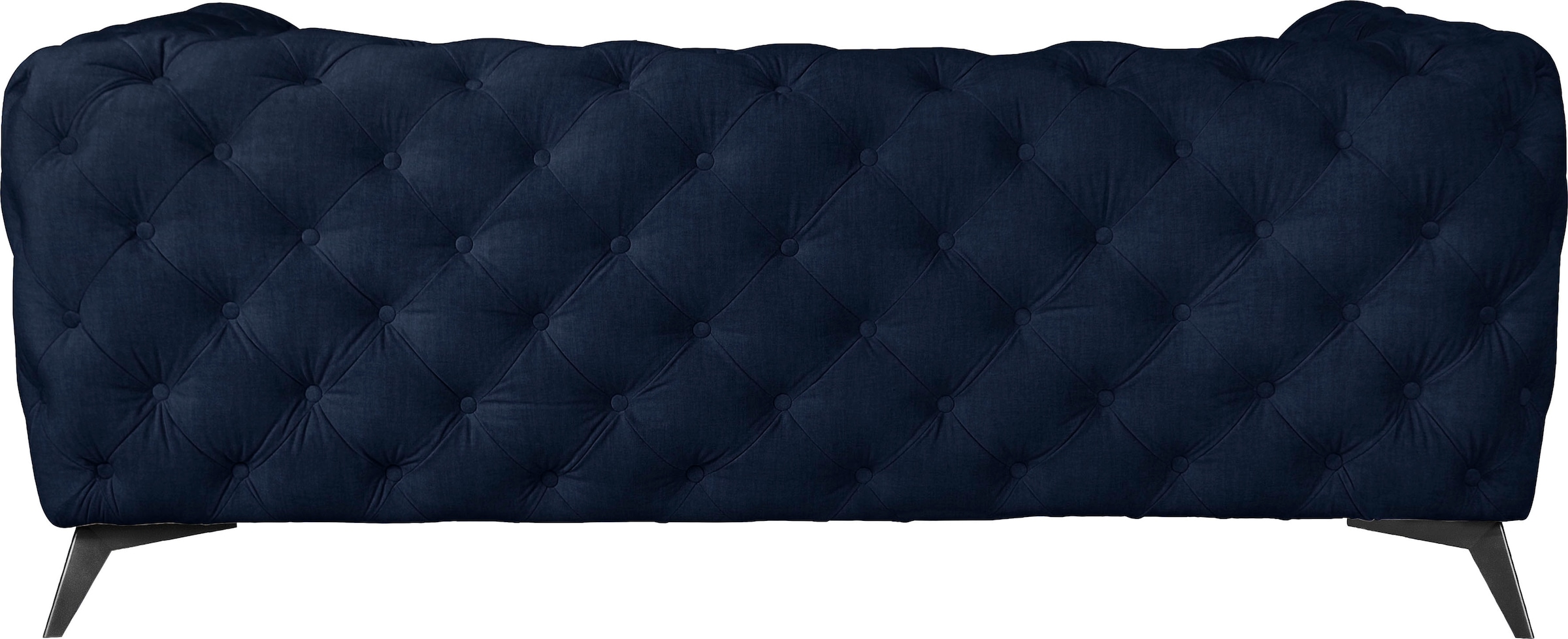 Leonique Chesterfield-Sofa »Glynis«, aufwändige Knopfheftung, moderne Chesterfield Optik, Fußfarbe wählbar