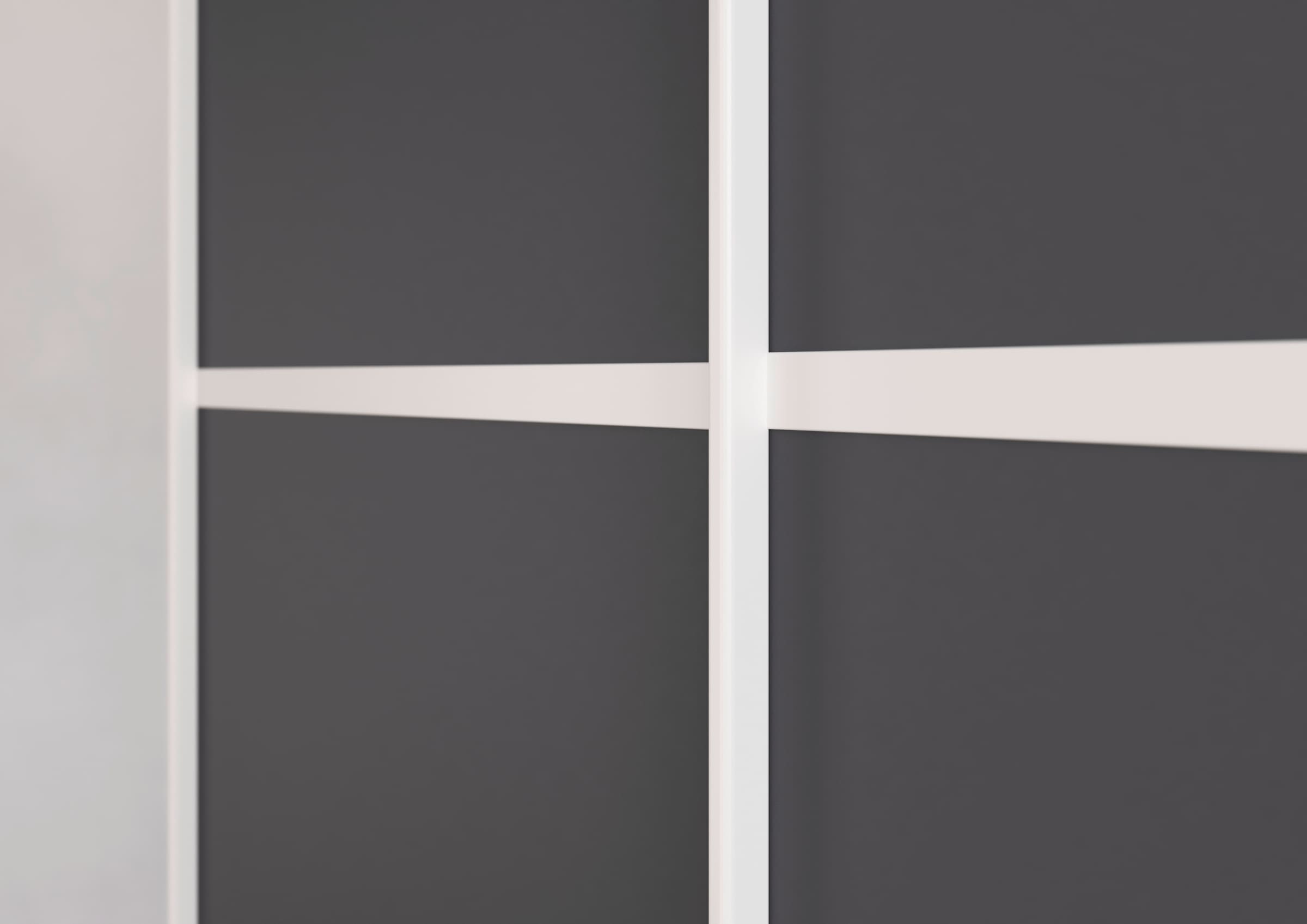 rauch Kleiderschrank »Schwebetürenschrank OTTO´s Choice Garderobe Schrank TOP ANGEBOT Avola«, (in 3 verschiedenen Ausstattungen BASIC/CLASSIC/PREMIUM), mit eleganten Zierleisten in Chrom, Schwarz oder Weiß MADE IN GERMANY
