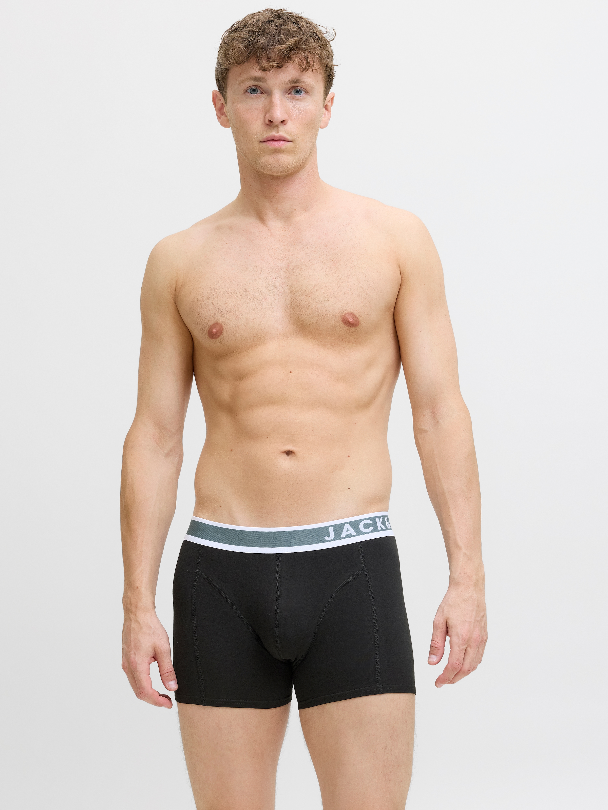 Jack & Jones Trunk »JACEASTON SOLID TRUNKS 3 PACK SN«, (Packung, 3 St.)