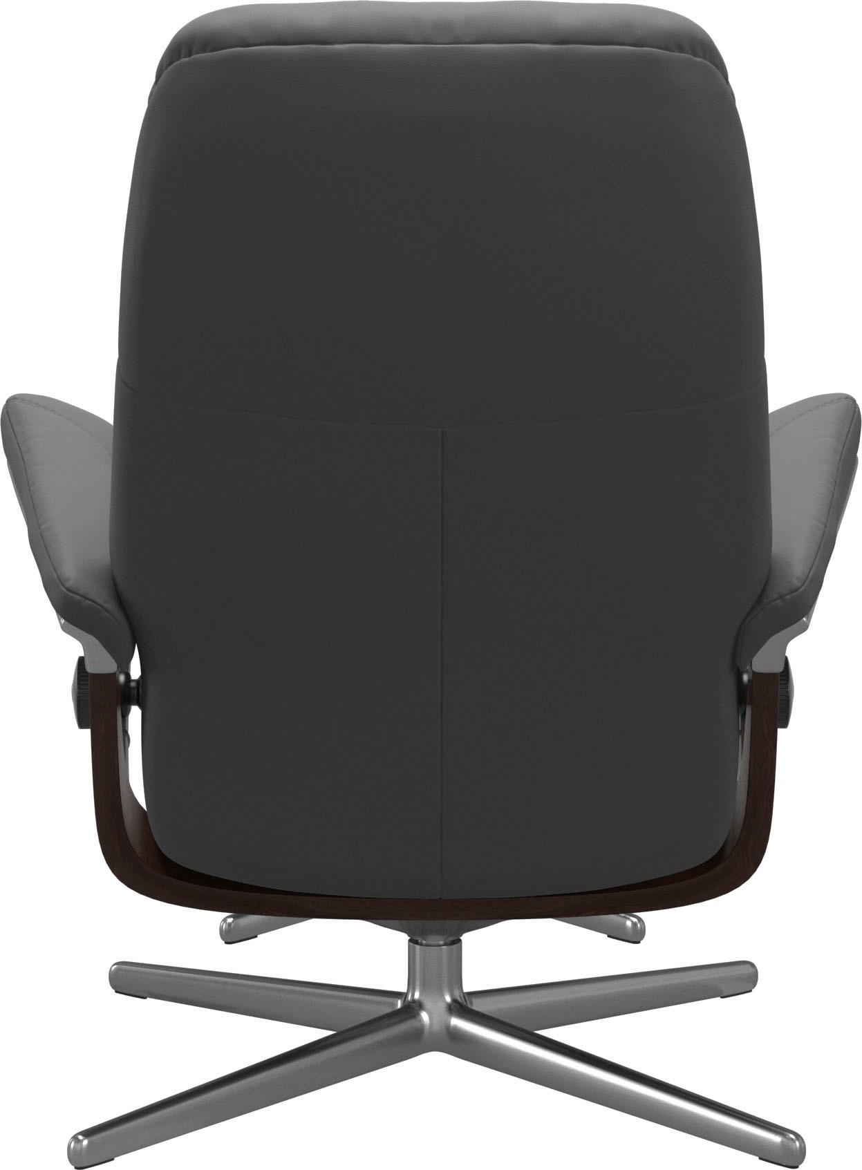 Stressless® Fußhocker »Consul«, mit Cross Base, Größe S, M & L, Holzakzent Braun