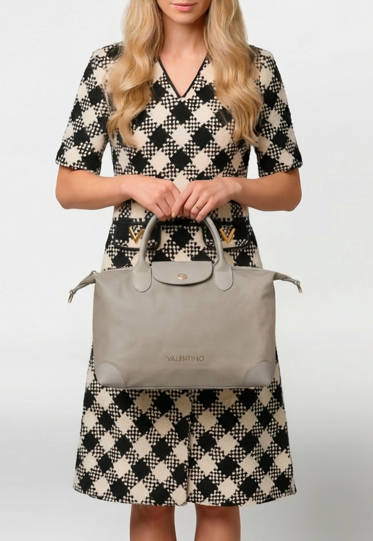 VALENTINO BAGS Henkeltasche »JOLLY RE« Damen Schultertasche, Umhängetasche mit Logoschriftzug