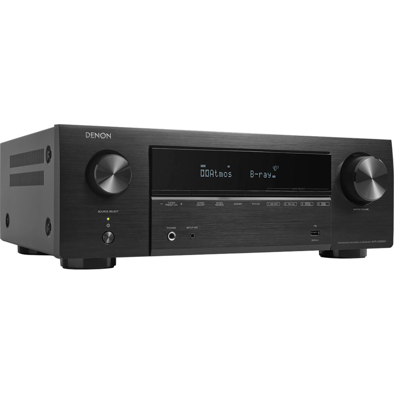 DENON AV-Receiver »AVR-X1800H DAB« 7.2 (Bluetooth LAN (Ethernet) WLAN DAB+ FM Tuner Hi-Res Audio Internetradio Sleeptimer Software...