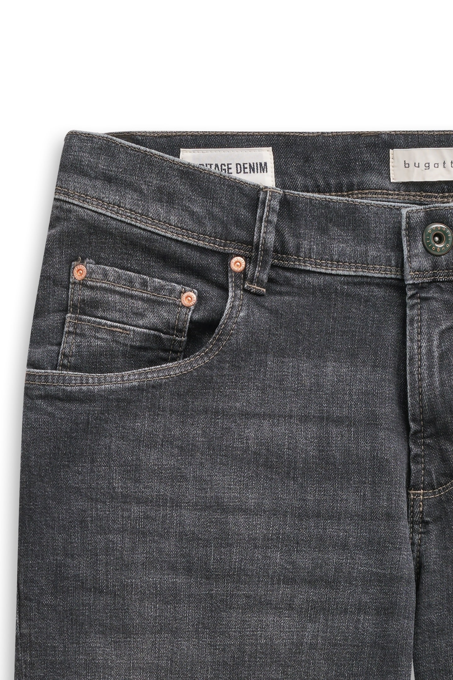 bugatti 5-Pocket-Jeans »Tapered Fit«, aus Stretch Handcrafted Denim