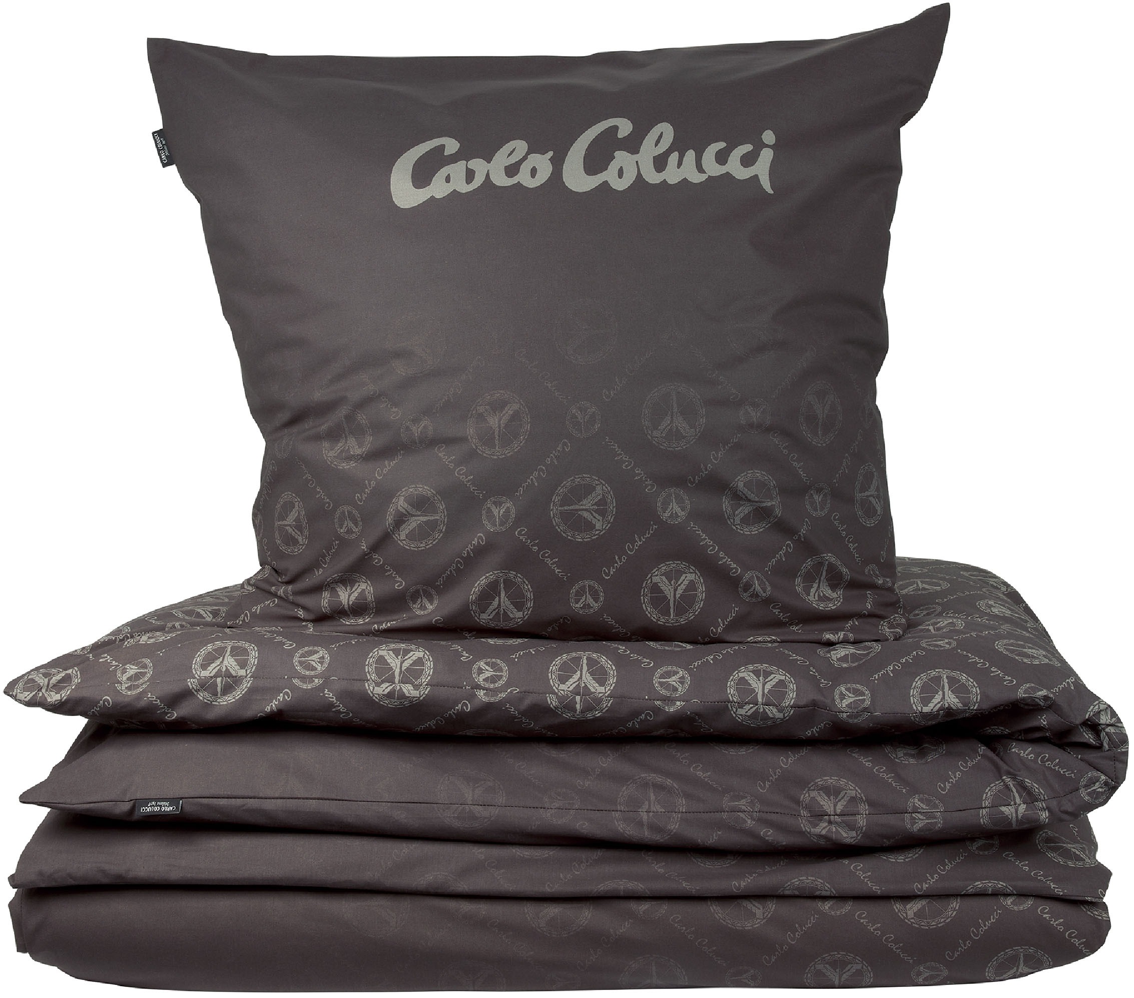 CARLO COLUCCI Bettwäsche »Carlo CLassico aus weicher Microfaser mit Print« günstig online kaufen