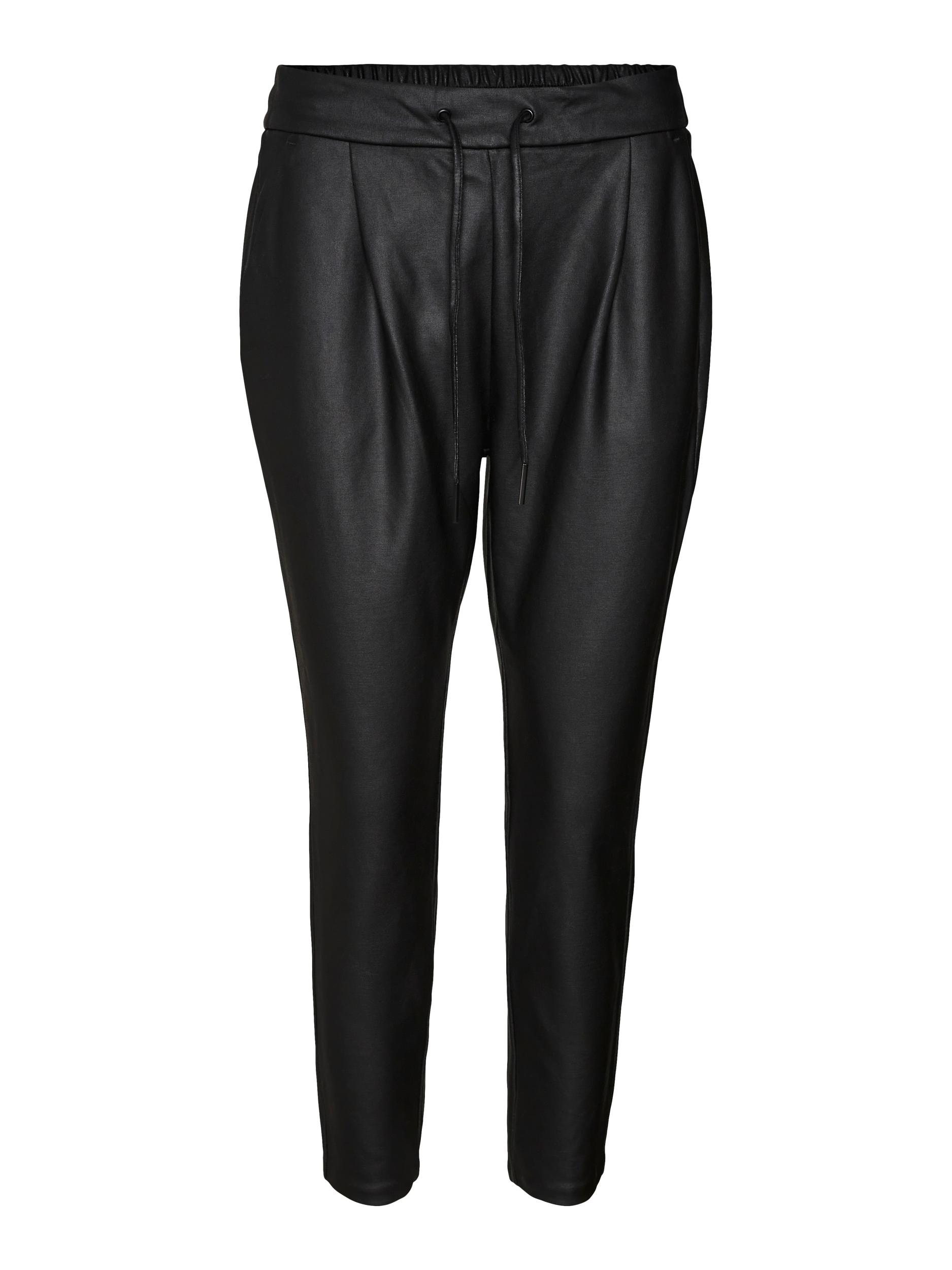 Vero Moda Lederimitathose »VMEVA MR LOOSE STRING COATED PNT«