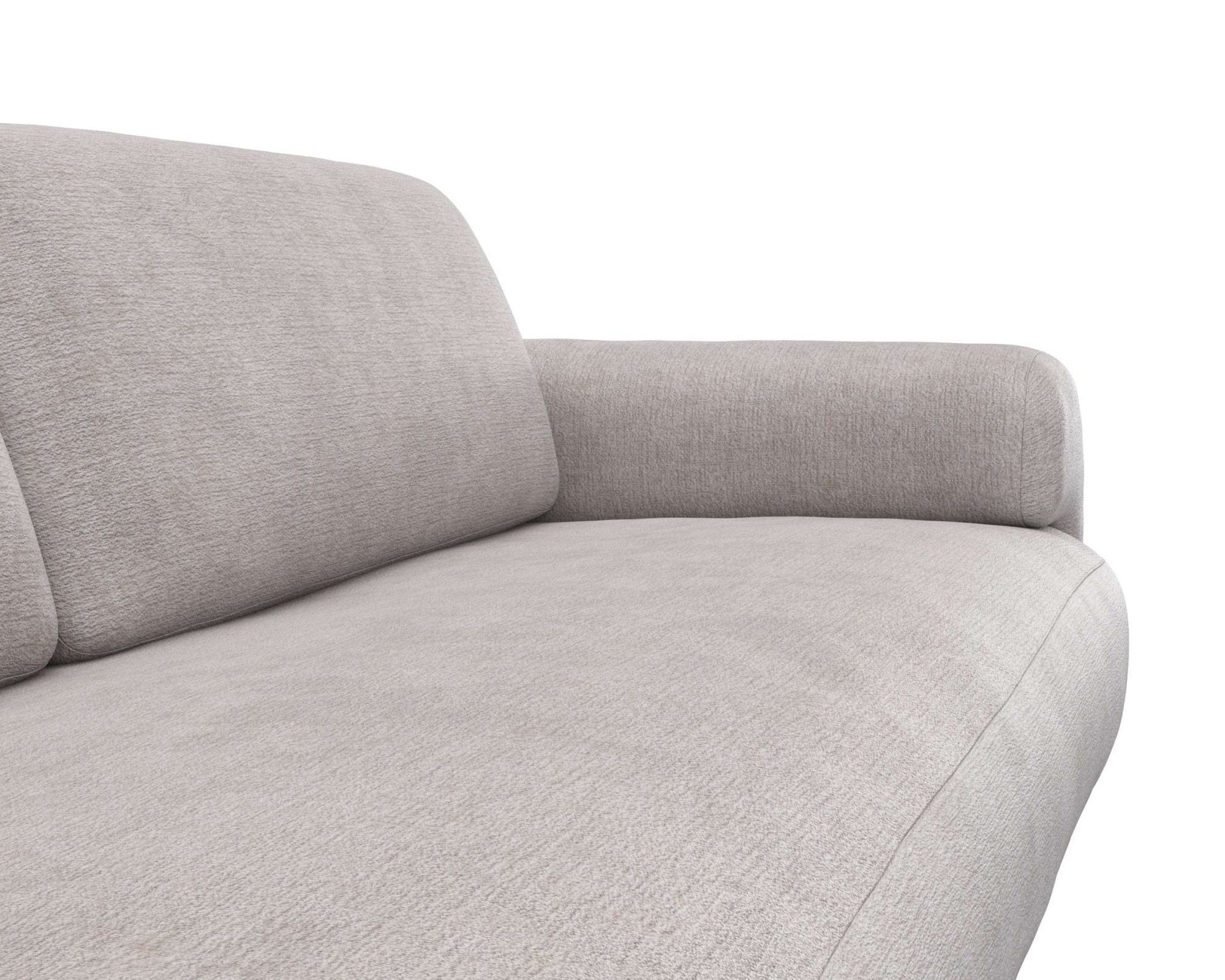 FLEXLUX 3-Sitzer »Molino Designsofa, Polstersofa, Einzelsofa, Couch« Kaltschaum & Stahl-Wellen für erstklassigen Sitzkomfort, Füsse Schwarz