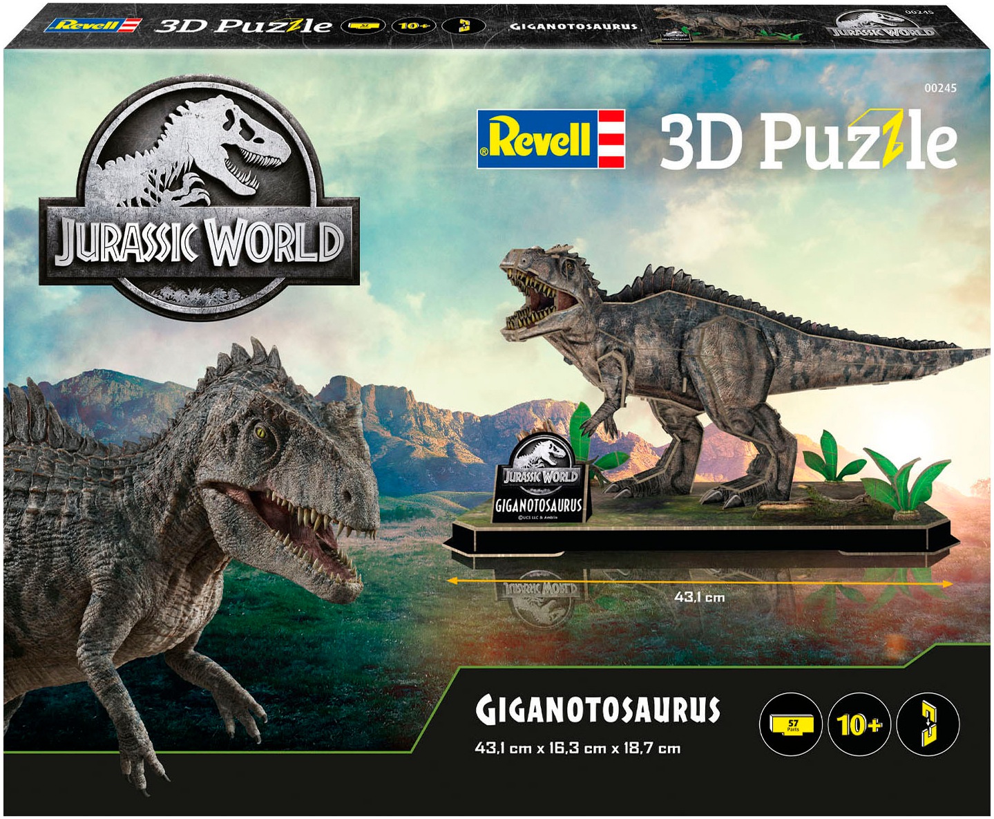 Revell® 3D-Puzzle »Jurassic World Dinosaurier Giganotosaurus«