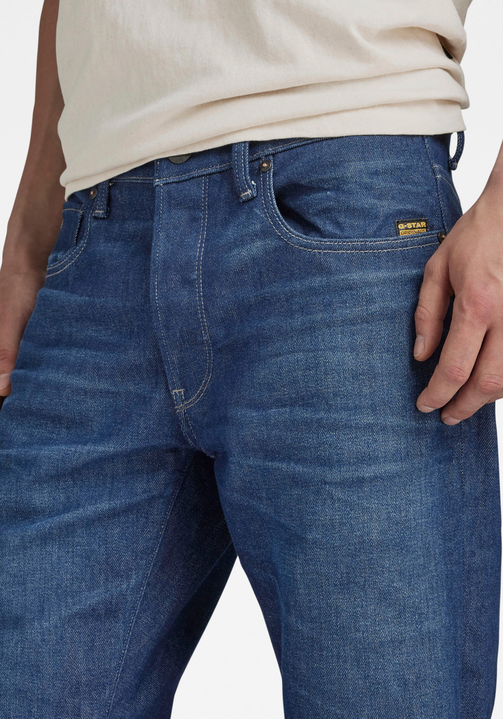G-STAR Slim-fit-Jeans »3301 Slim«, mit toller Waschung und Elasthan