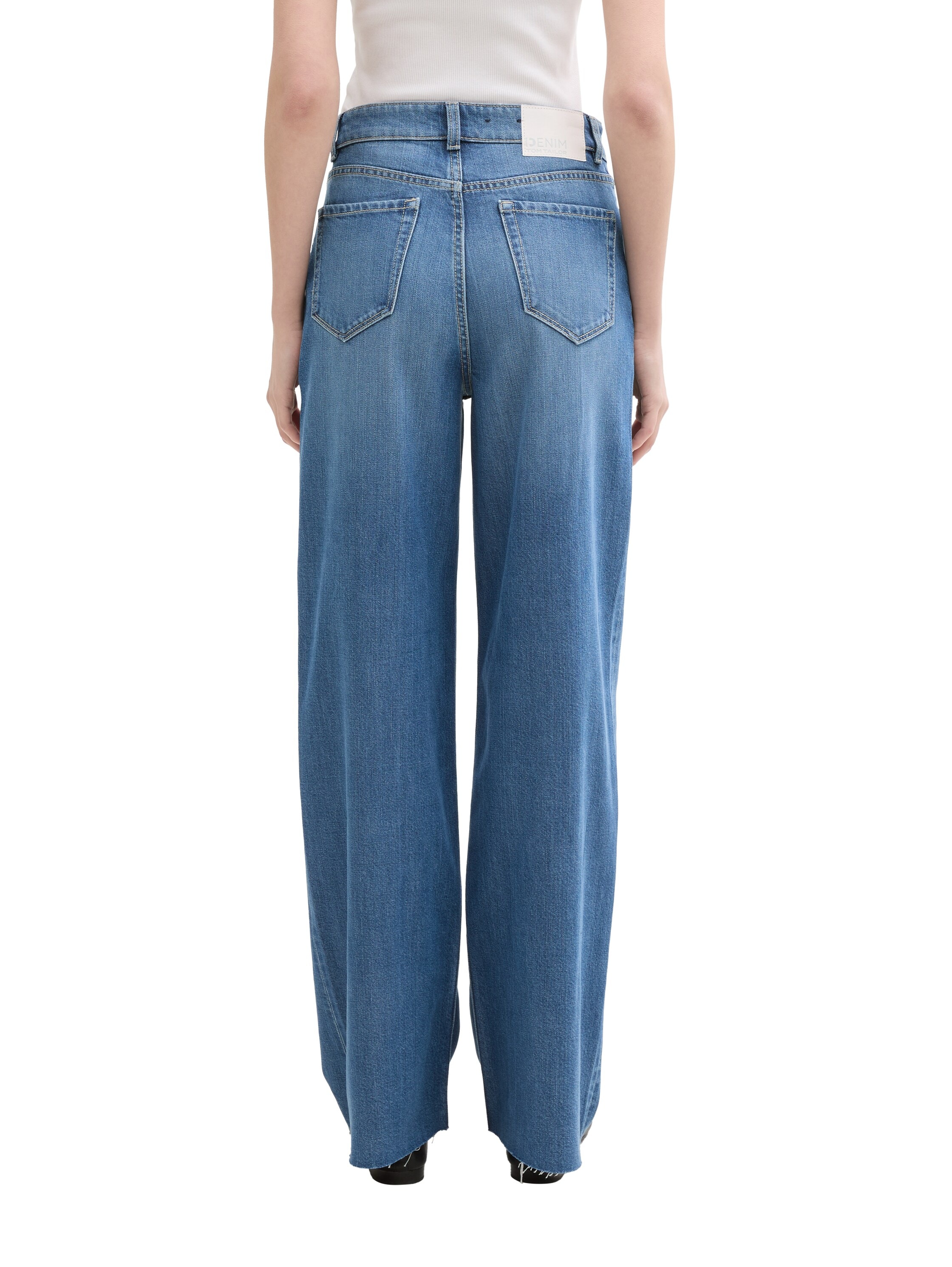 TOM TAILOR Denim Weite Jeans, mit Stretch