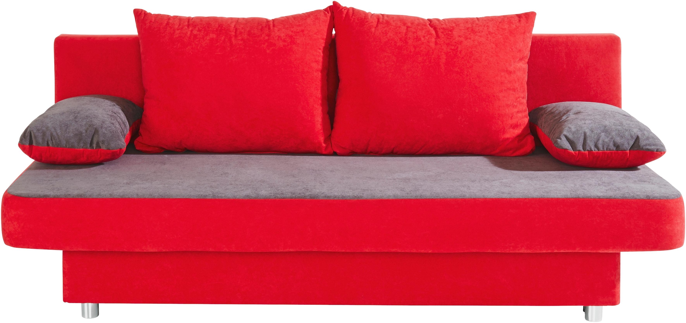 COLLECTION AB Schlafsofa »Ulla inkl. Bettfunktion und Bettkasten«, Schlafsofa,Bettfunktion,Bettkasten,inkl. Rückenkissen,Armlehnekissen