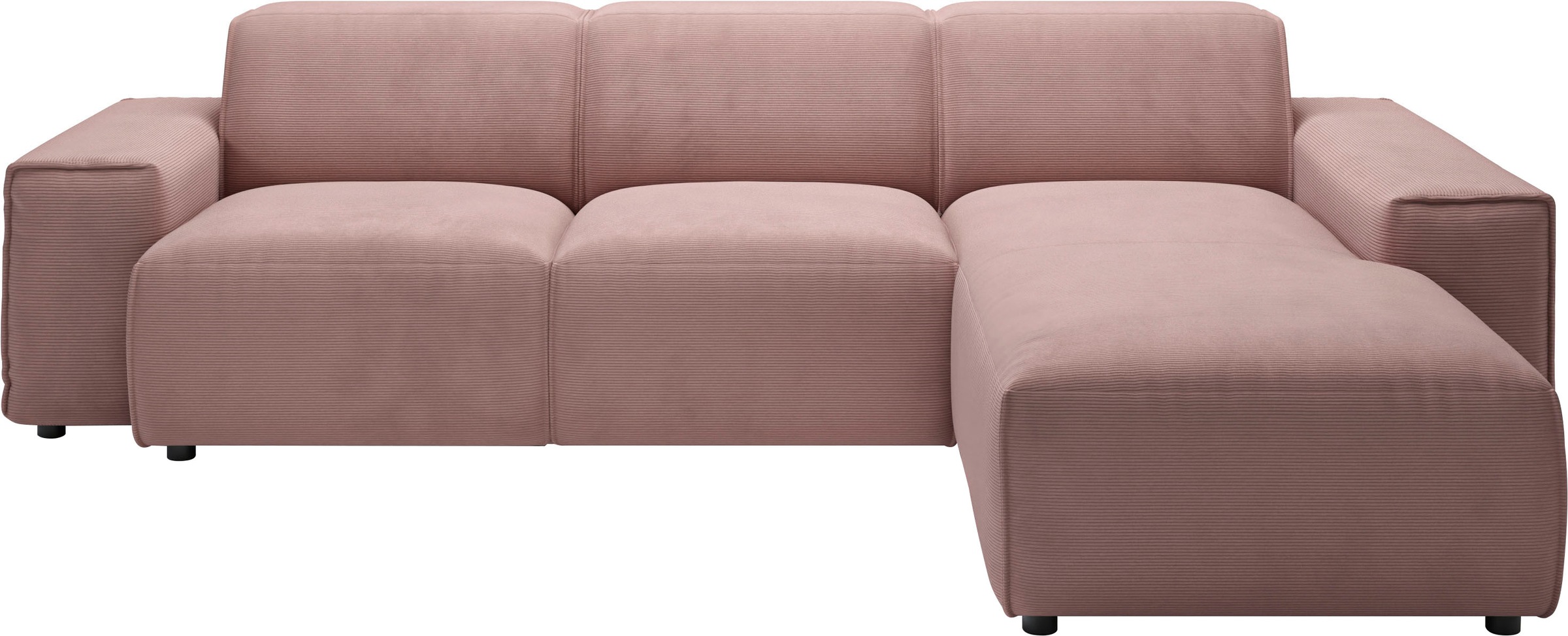 andas Ecksofa »Glimminge L-Form auch in Breitcord, Feincord + Easy care-Bezug,«, Breite 264, Zierkissen