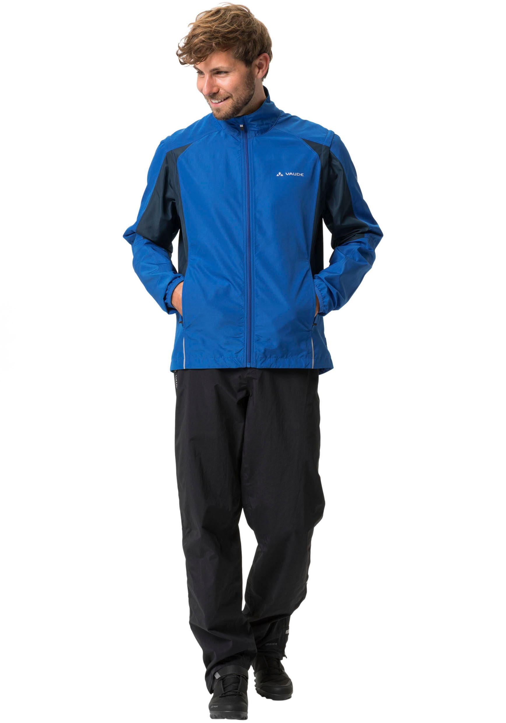 VAUDE Fahrradjacke »MEN'S DUNDEE CLASSIC ZO JACKET«, Wasserabweisend & Atmungsaktiv & Windabweisend