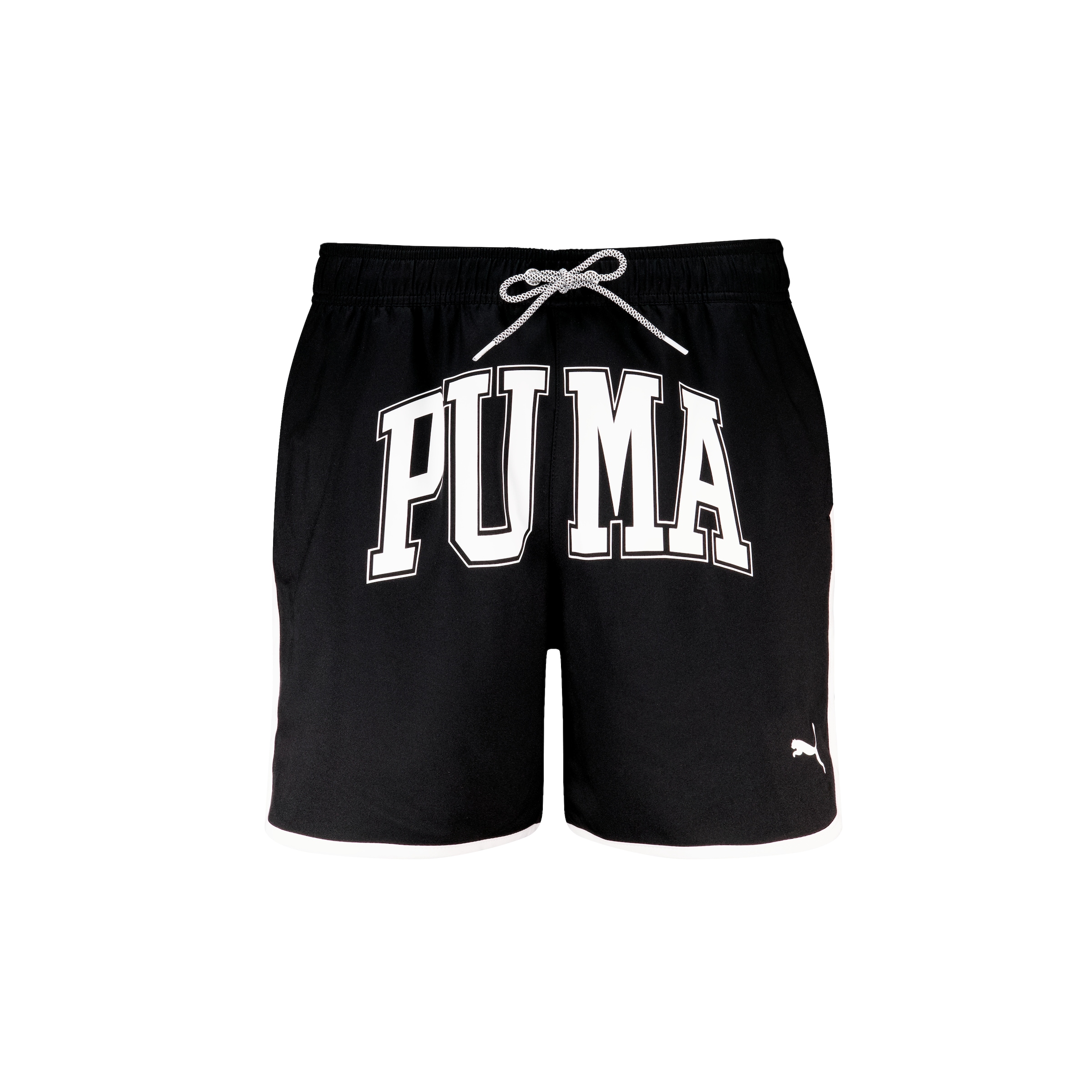PUMA Badeshorts, (1 St.), mit auffälligem Logo-Schriftzug