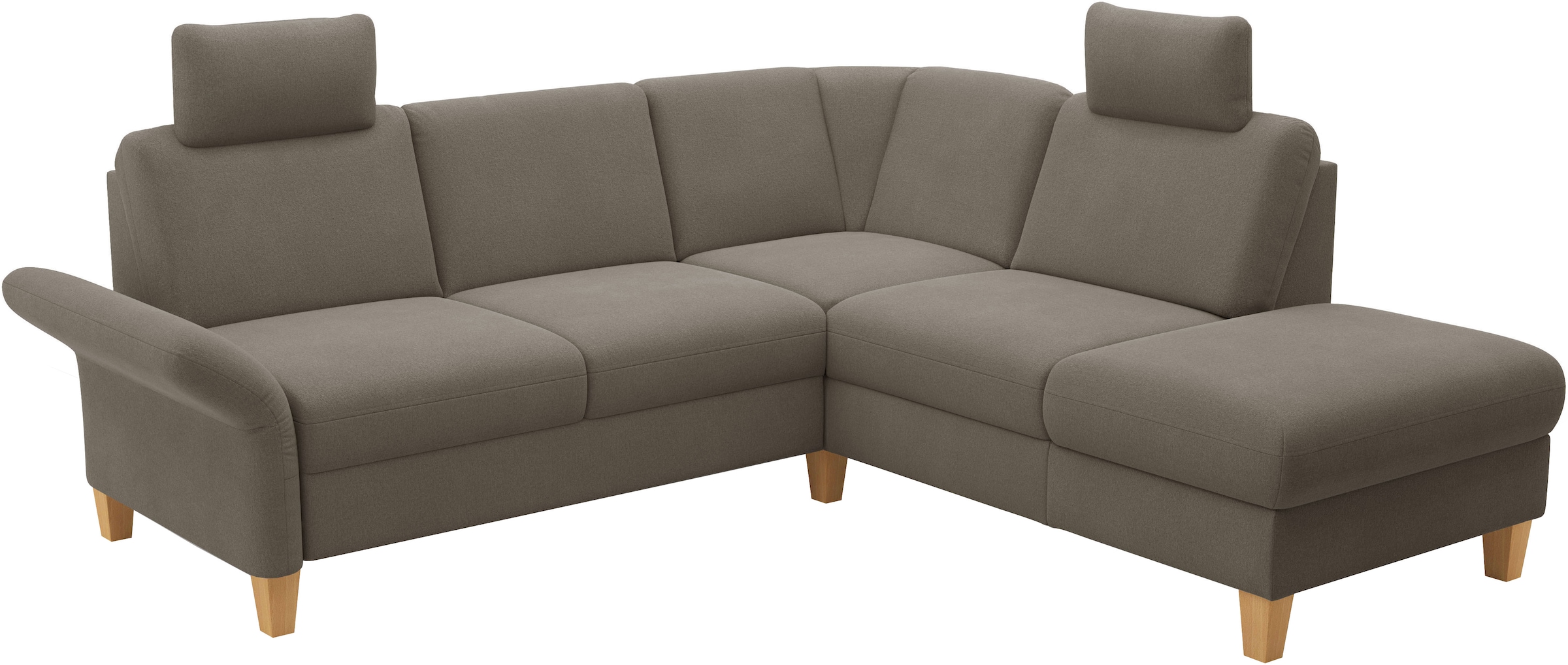 Home affaire Ecksofa »Rochelle, L-Form«, wahlweise mit Armteilverstellung, Bettfunktion und Bettkasten