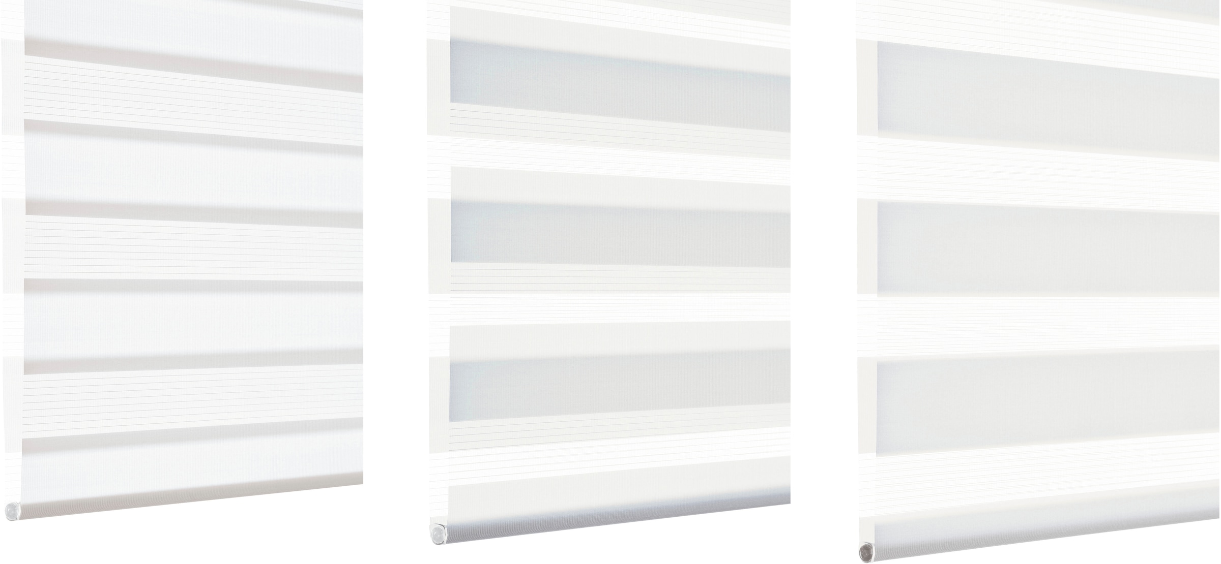 my home Seitenzugrollo »Duo Klemmrollo Easyfix«, Lichtschutz, Sichtschutz, ohne Bohren, freihängend, halbtransparent, vormontiert auf Montageschiene
