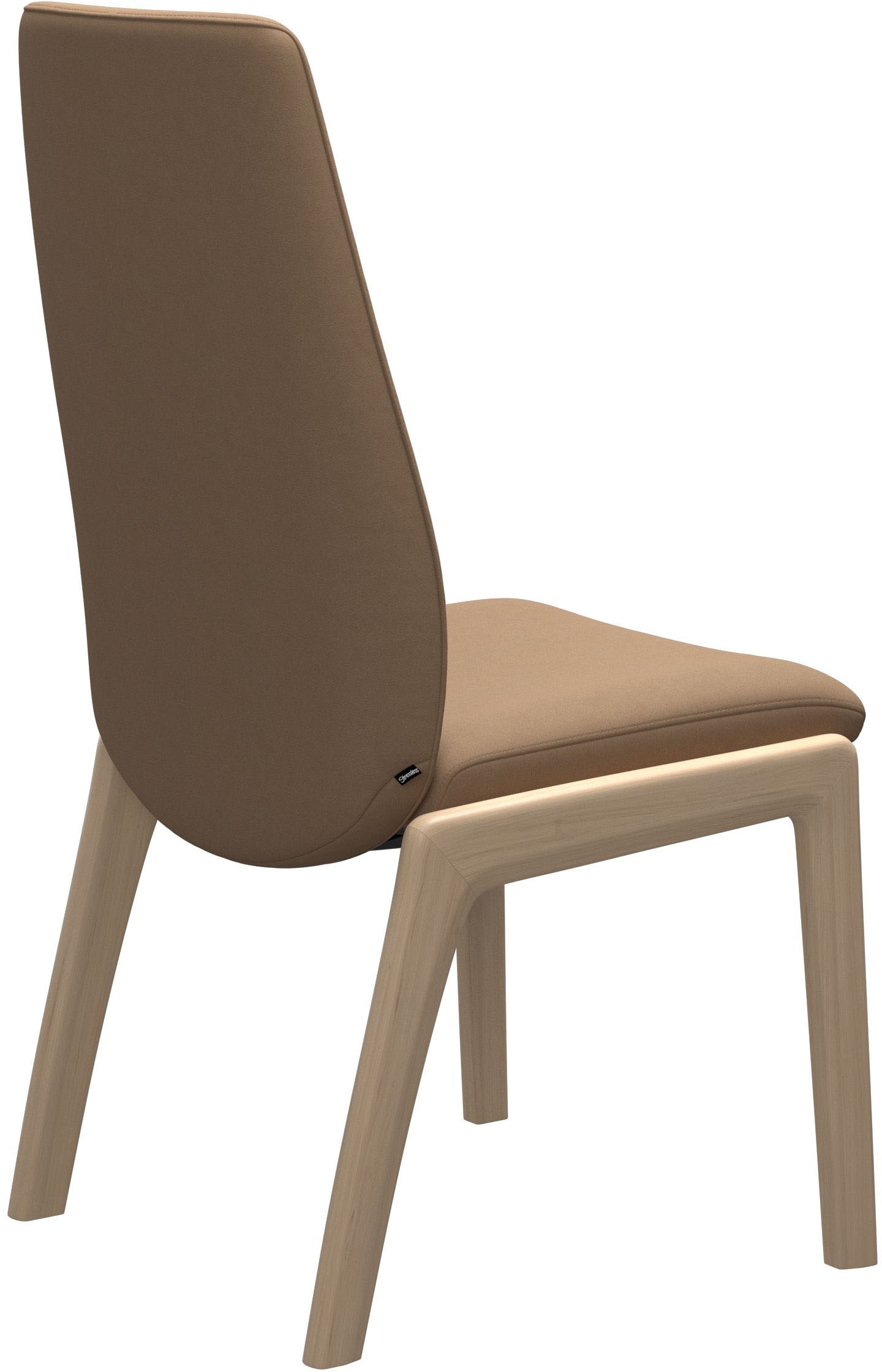 Stressless® Polsterstuhl »Laurel«, Microfaser DINAMICA, High Back, Größe L, mit abgerundeten Beinen in Walnuss