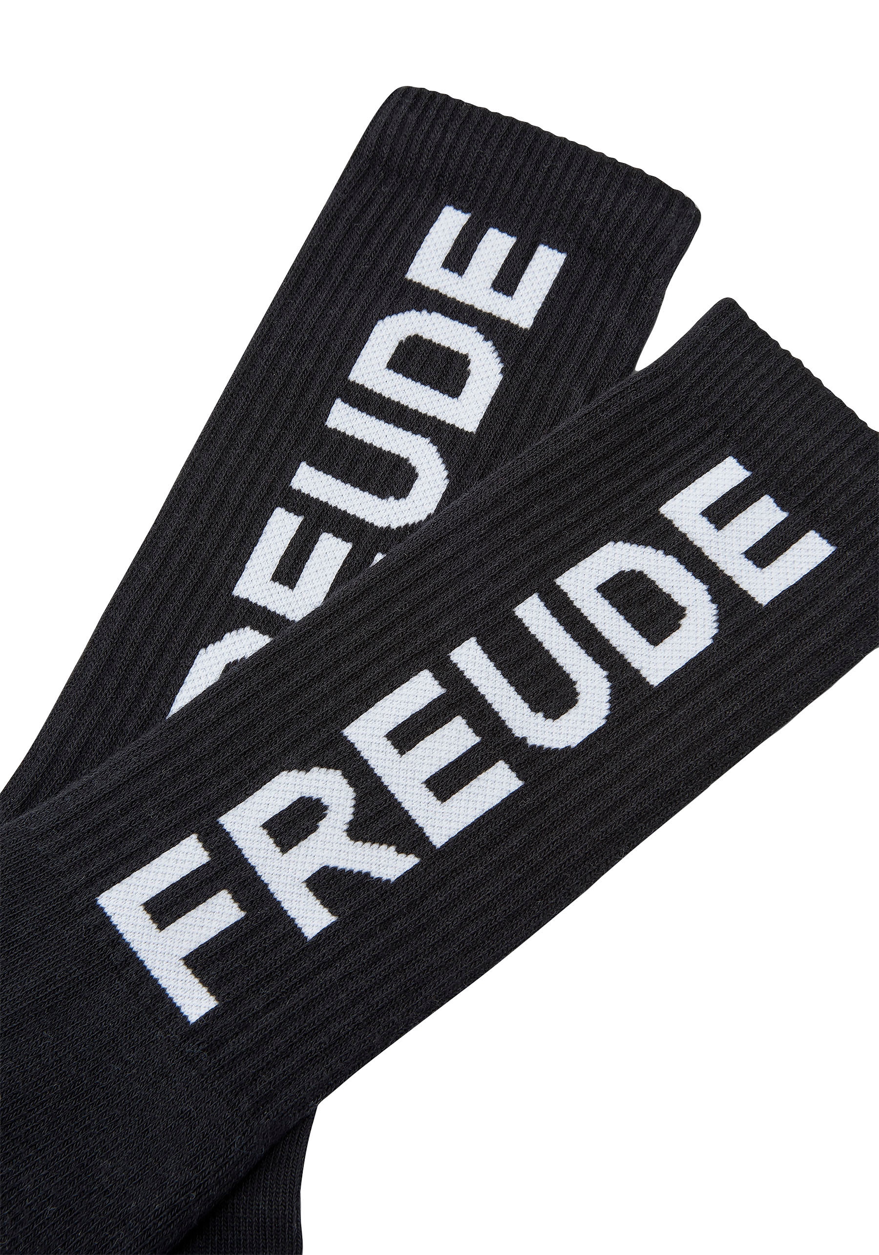 BMW Langsocken, (1 Paar), mit "Freude-Schriftzug