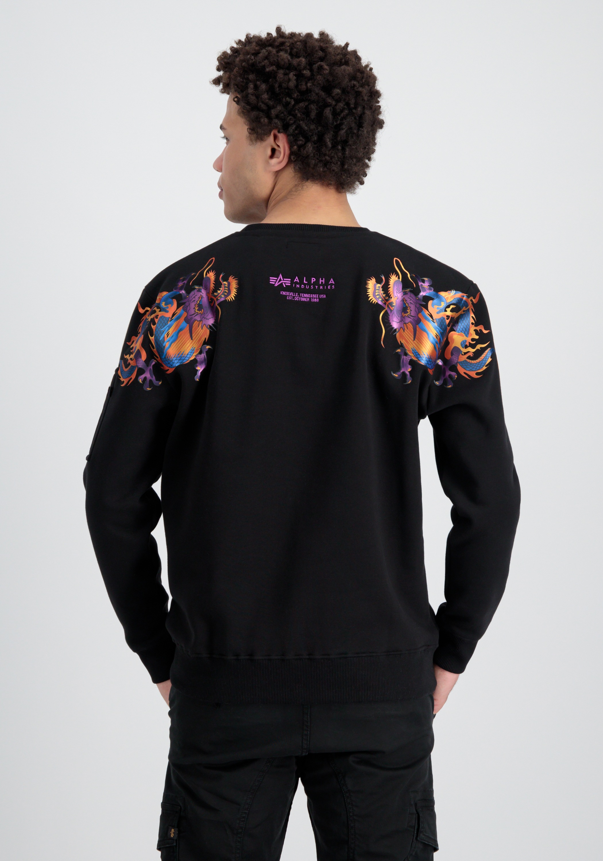 Alpha Industries Sweater »ALPHA INDUSTRIES Men - Sweatshirts Dragon EMB Sweater«
