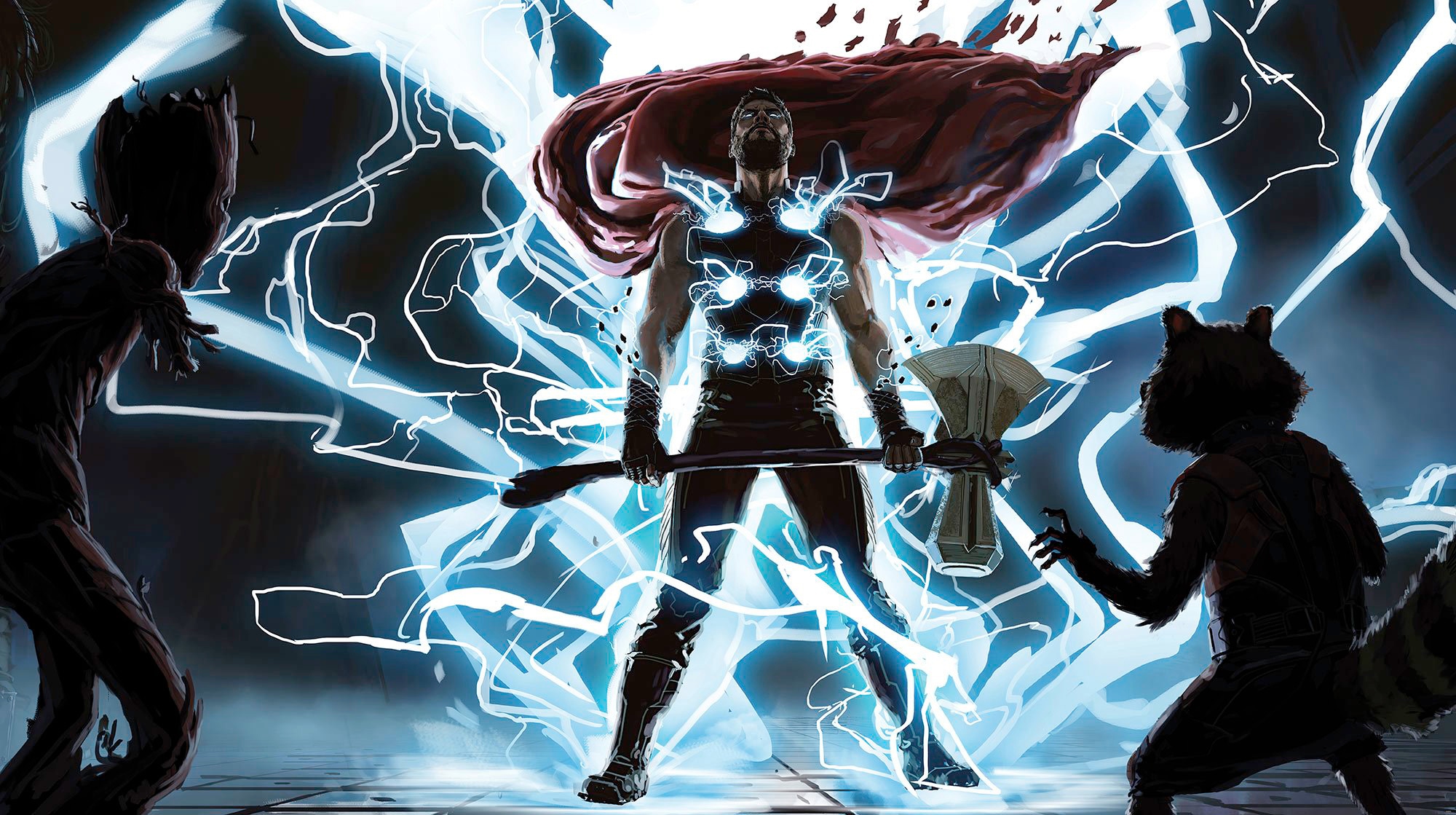 Komar Vliestapete »Thor God of Thunder«, 500x280 cm (Breite x Höhe) günstig online kaufen