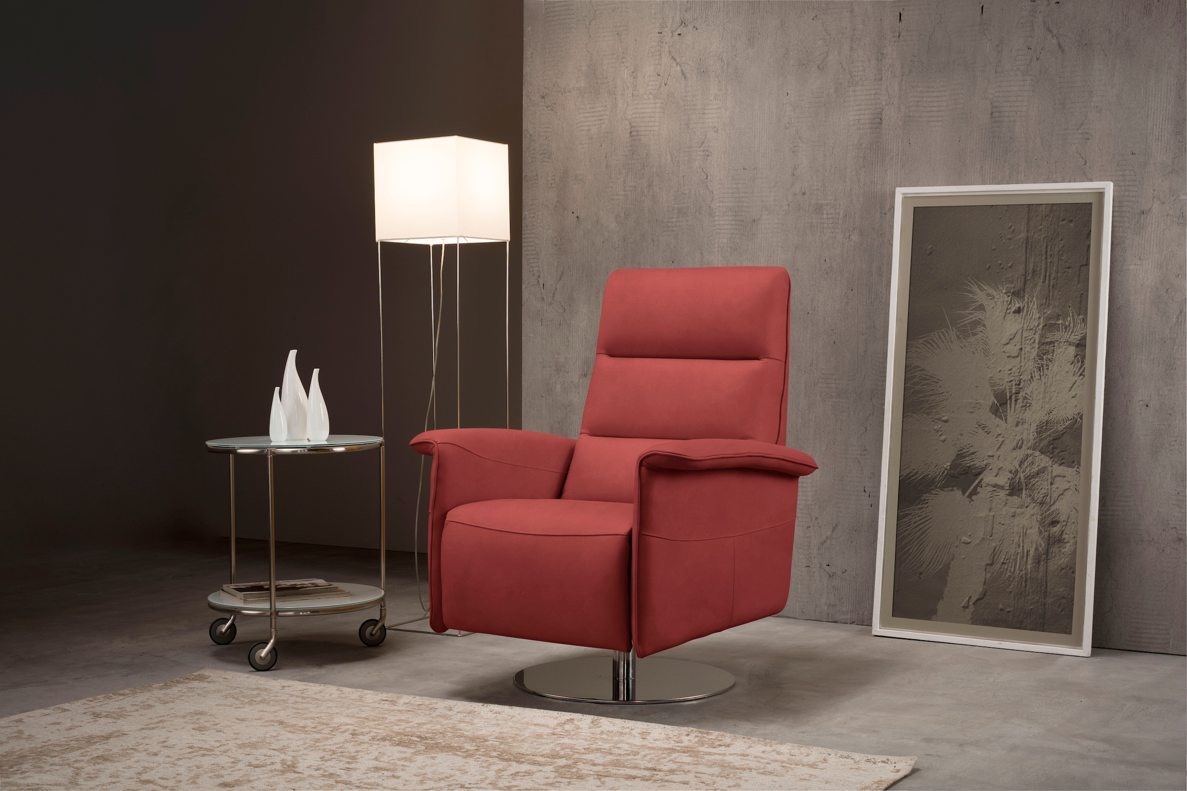 Egoitaliano Sessel »Kelly Designsessel«, drehbar, manuelle Relaxfunktion mi günstig online kaufen