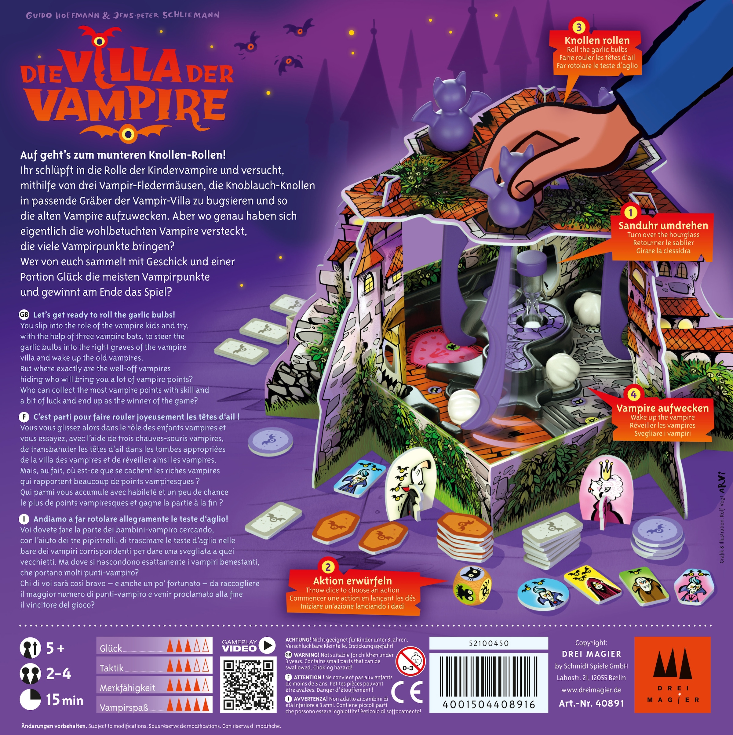 Drei Magier Spiele Spiel »Villa der Vampire«