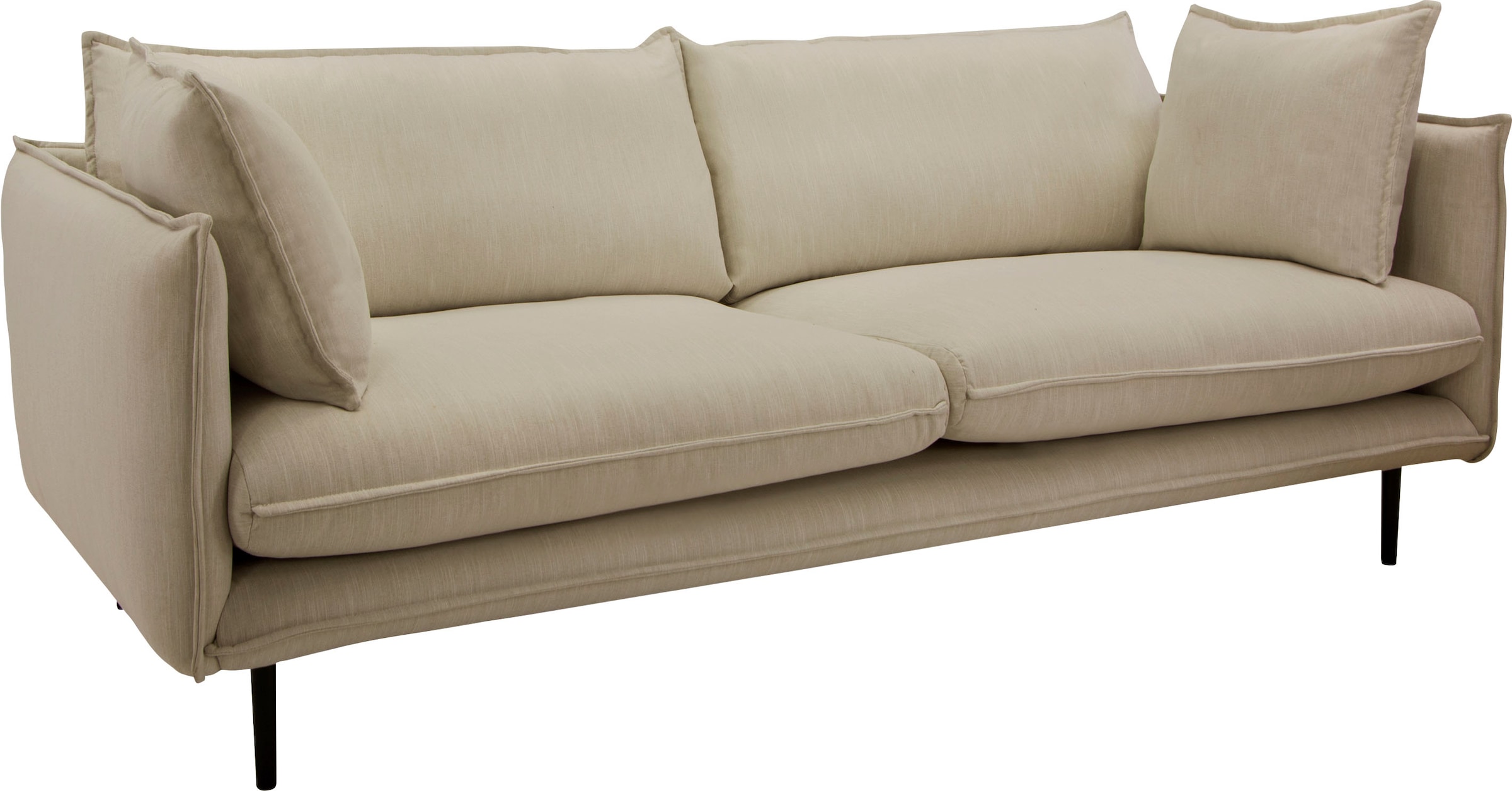 Home affaire 3-Sitzer »Somba« mit dickem Keder und eleganter Optik günstig online kaufen