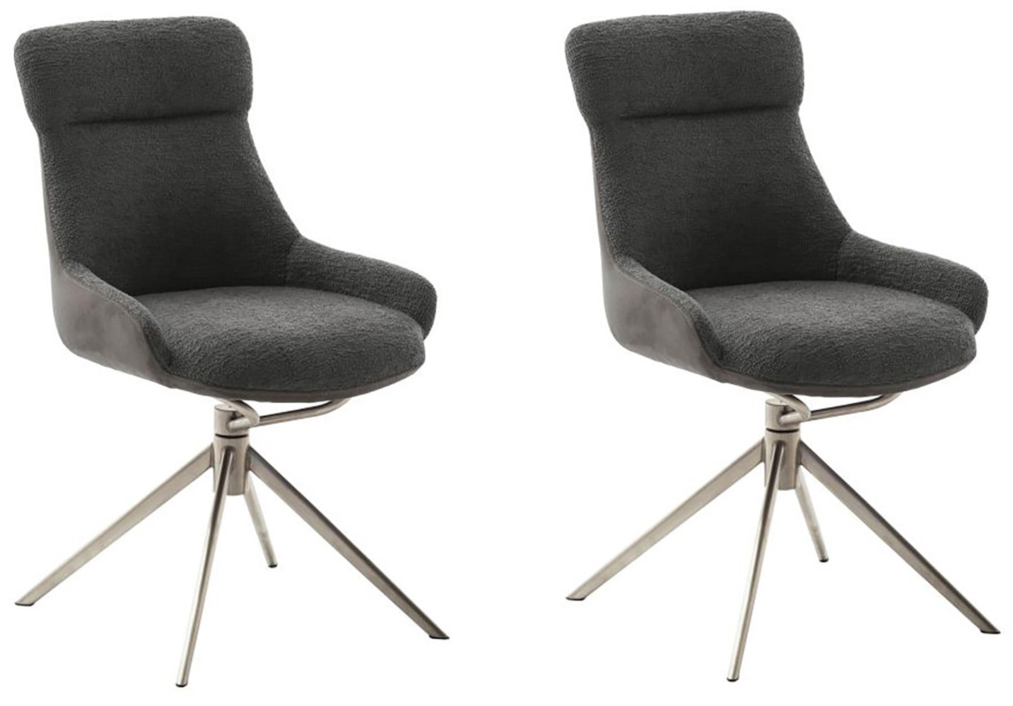 MCA furniture Esszimmerstuhl, Feingewebe, (2er-Set), drehbar 360°, Dreh- & günstig online kaufen