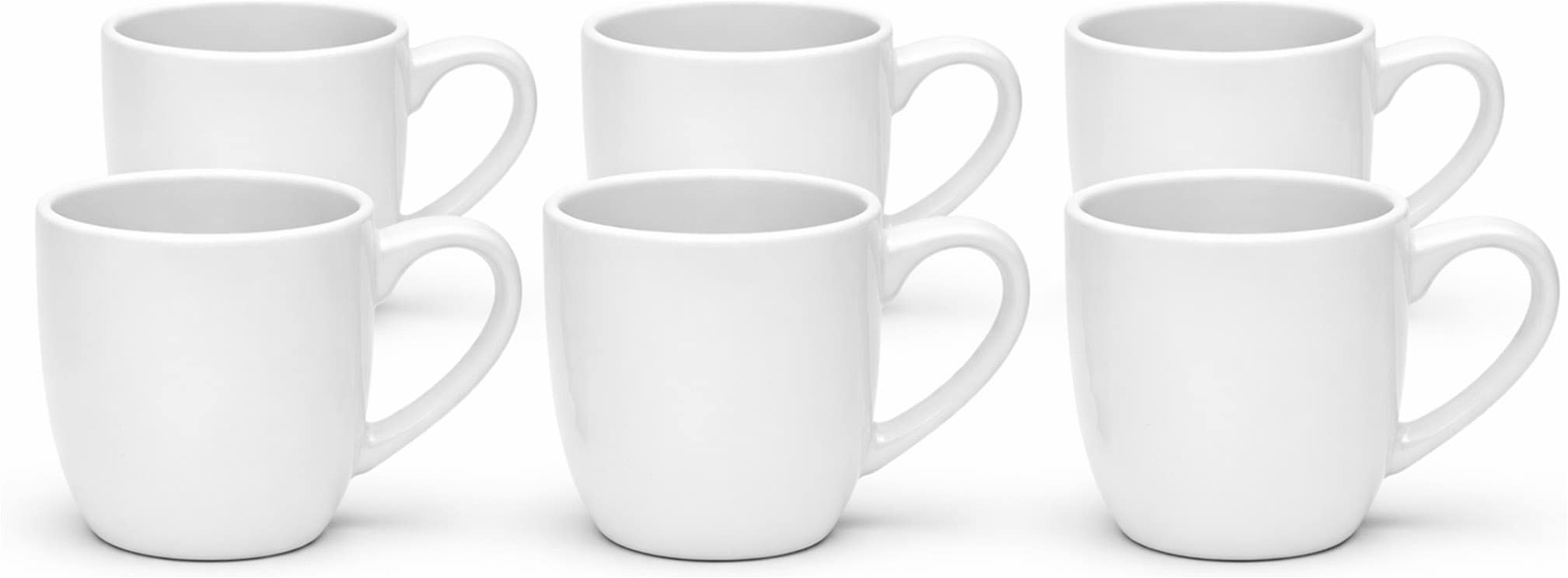 van Well Becher »Kaffeebecher 350 ml Malmö, 6 Stück« spülmaschinen- und mikrowellengeeignet