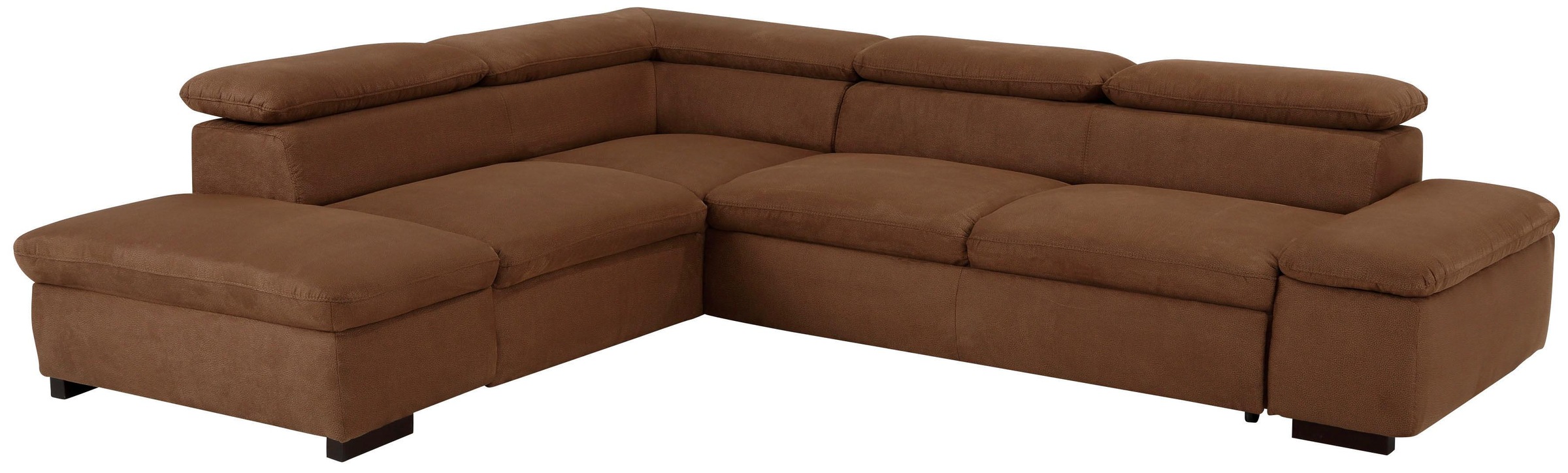 Home affaire Ecksofa »Alberto L-Form«, mit Kopfteilverstellung, wahlweise mit Bettfunktion