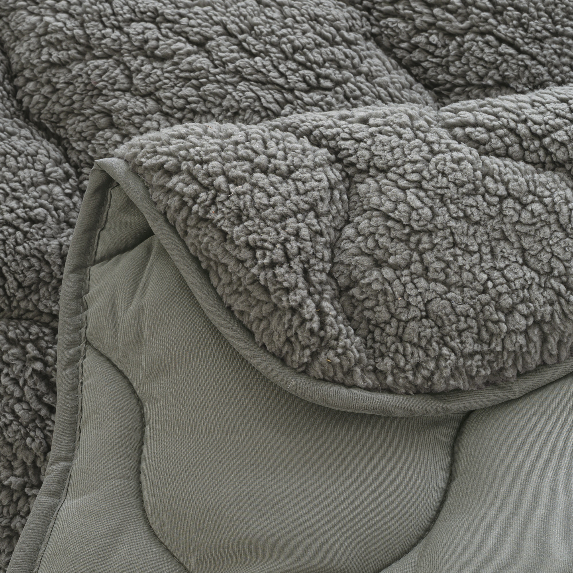 my home Microfaserbettdecke »Elvia, Teddy Plüsch Bettdecke«, warm, (1 St.), Warme Winter Uni Bettdecke