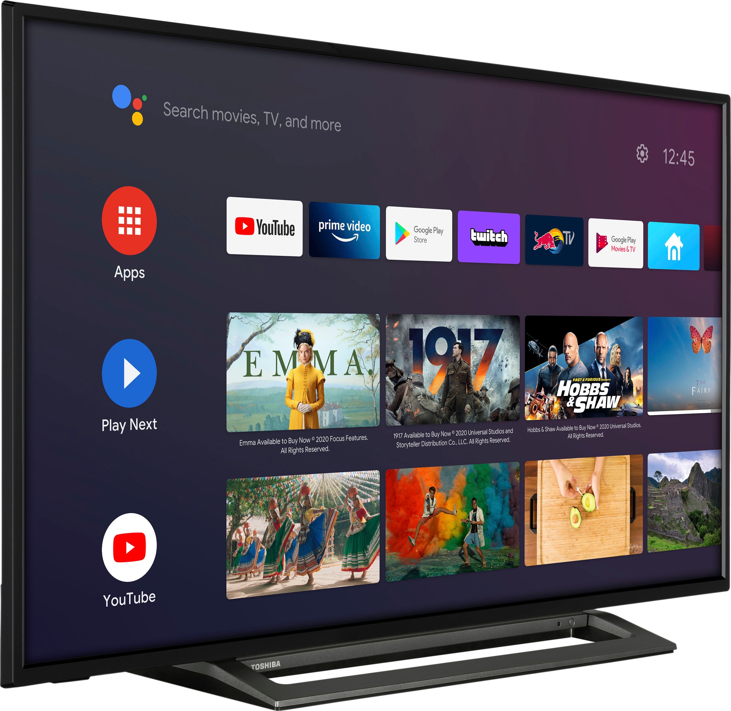 Toshiba LED-Fernseher »43LA3B63DA«, Full HD, Google TV-Android TV-Smart-TV