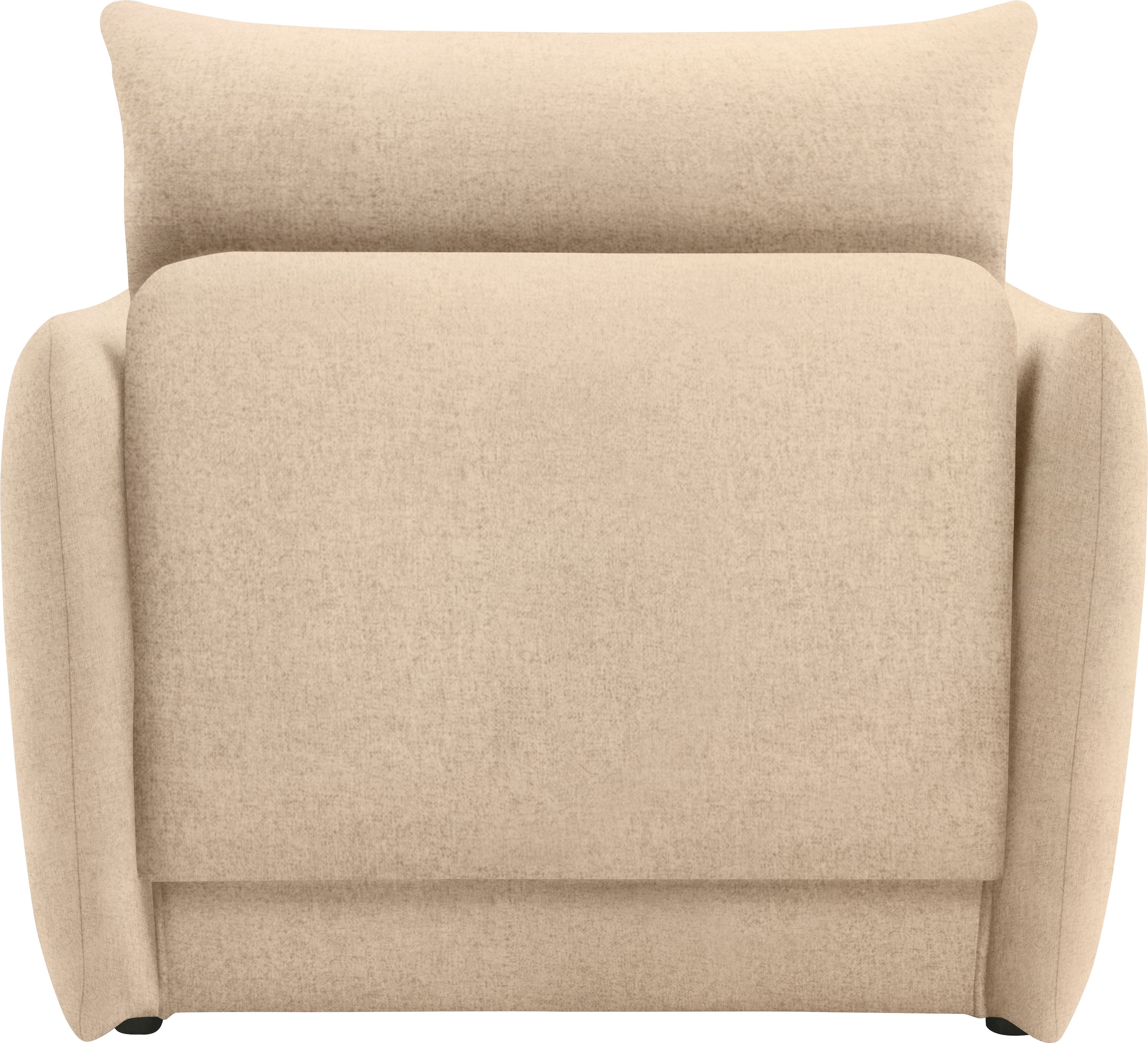 DOMO collection Sessel »700023 wandelbar zum Loungesessel, Relaxliege und Gästebett«, Schlaffunktion, Federkern, stabile Liegefläche ca. 70 x 195 cm