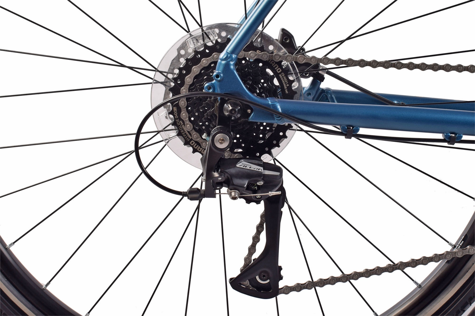 REDLOUD Cityrad »UA.02«, 24 Gang, Shimano, Shimano Acera Schaltwerk, Kettenschaltung