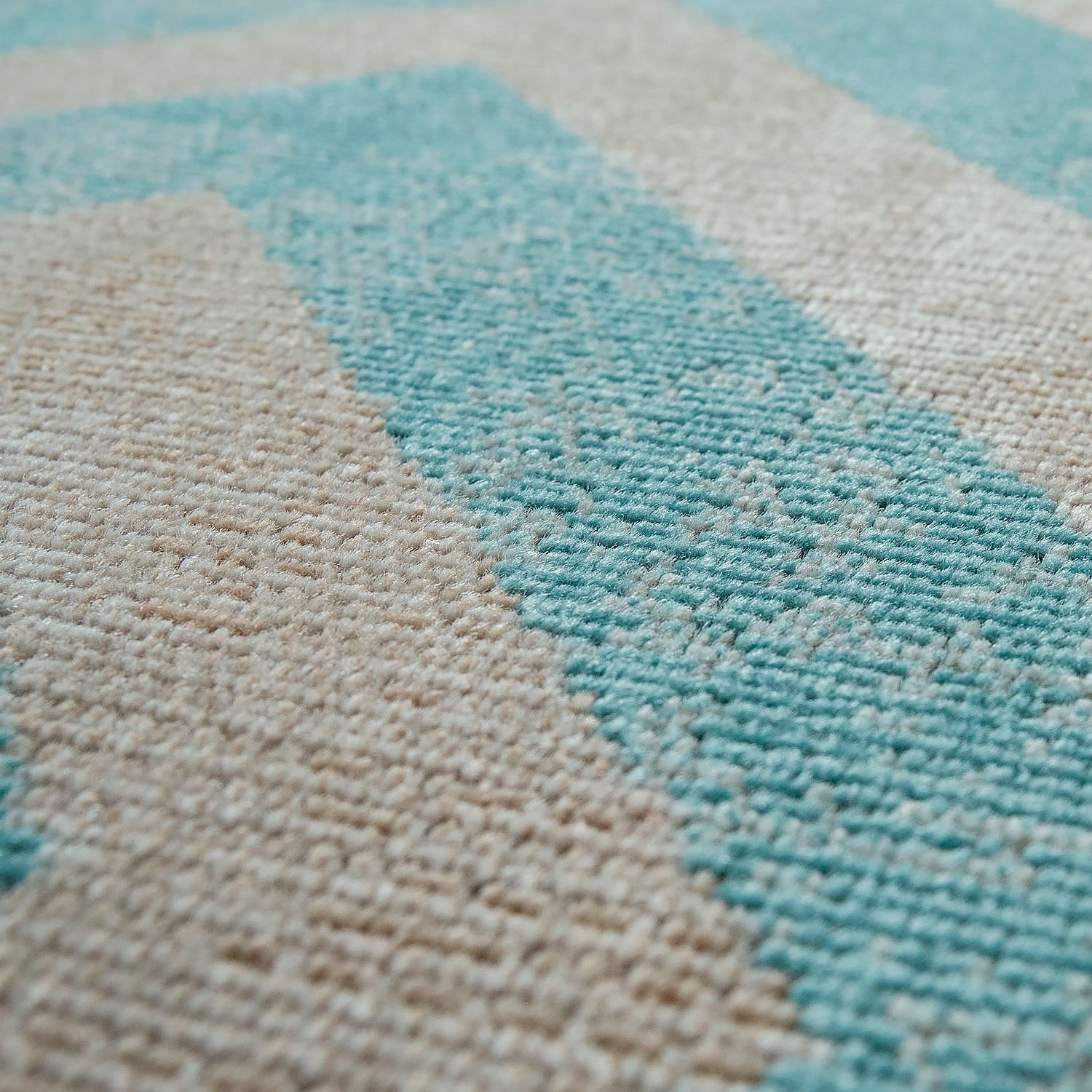 Paco Home Teppich »Poco 821«, rechteckig, 6 mm Höhe, Kurzflor, Rauten Design, mit Fransen, In- und Outdoor geeignet