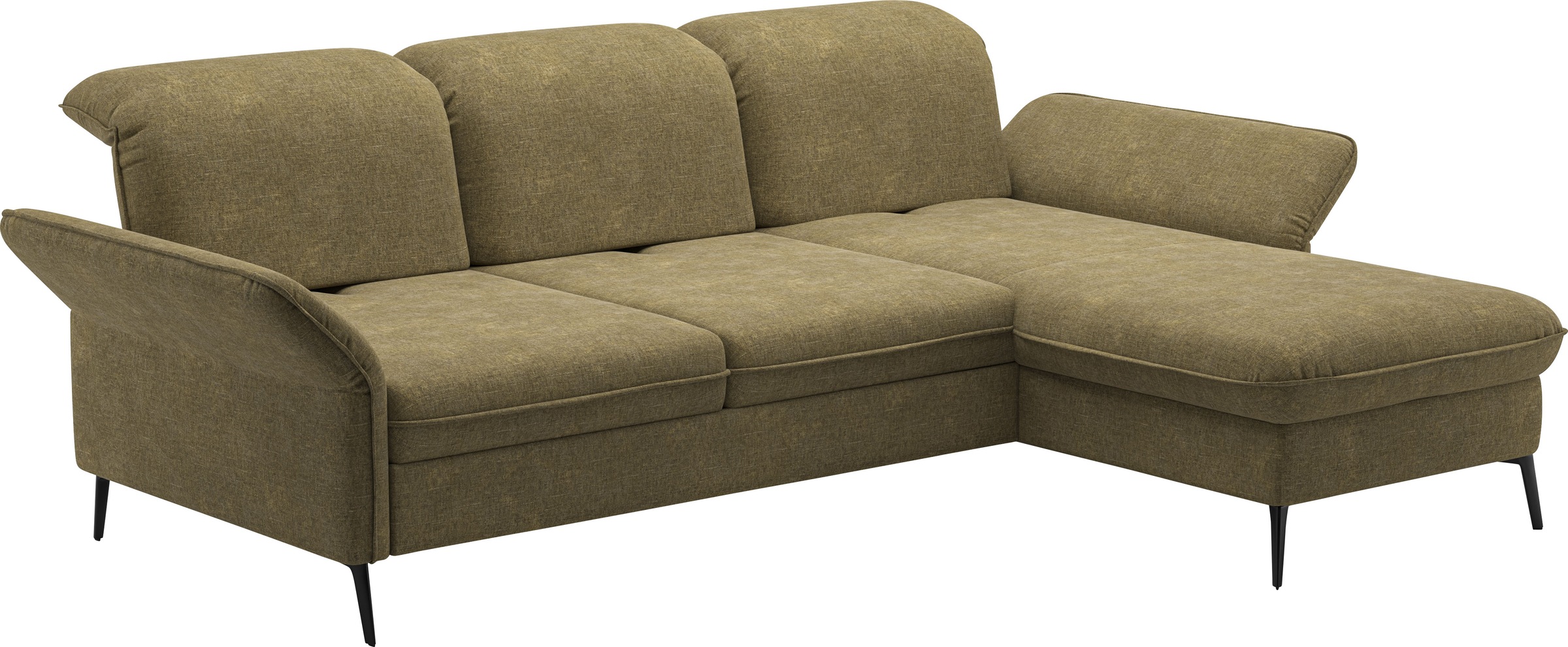 sit&more Ecksofa »Emely, inkl. Sitztiefenverstellung«, wahlweise mit Bettfunktion,Bettkasten,Kopf- & Armteilverstellung
