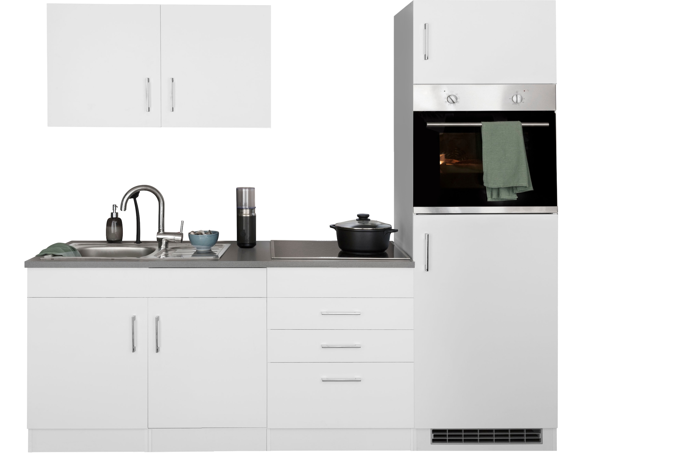 KOCHSTATION Küchenzeile »KS-Paris – Küchen mit einzigartigen Fotomotiven au günstig online kaufen