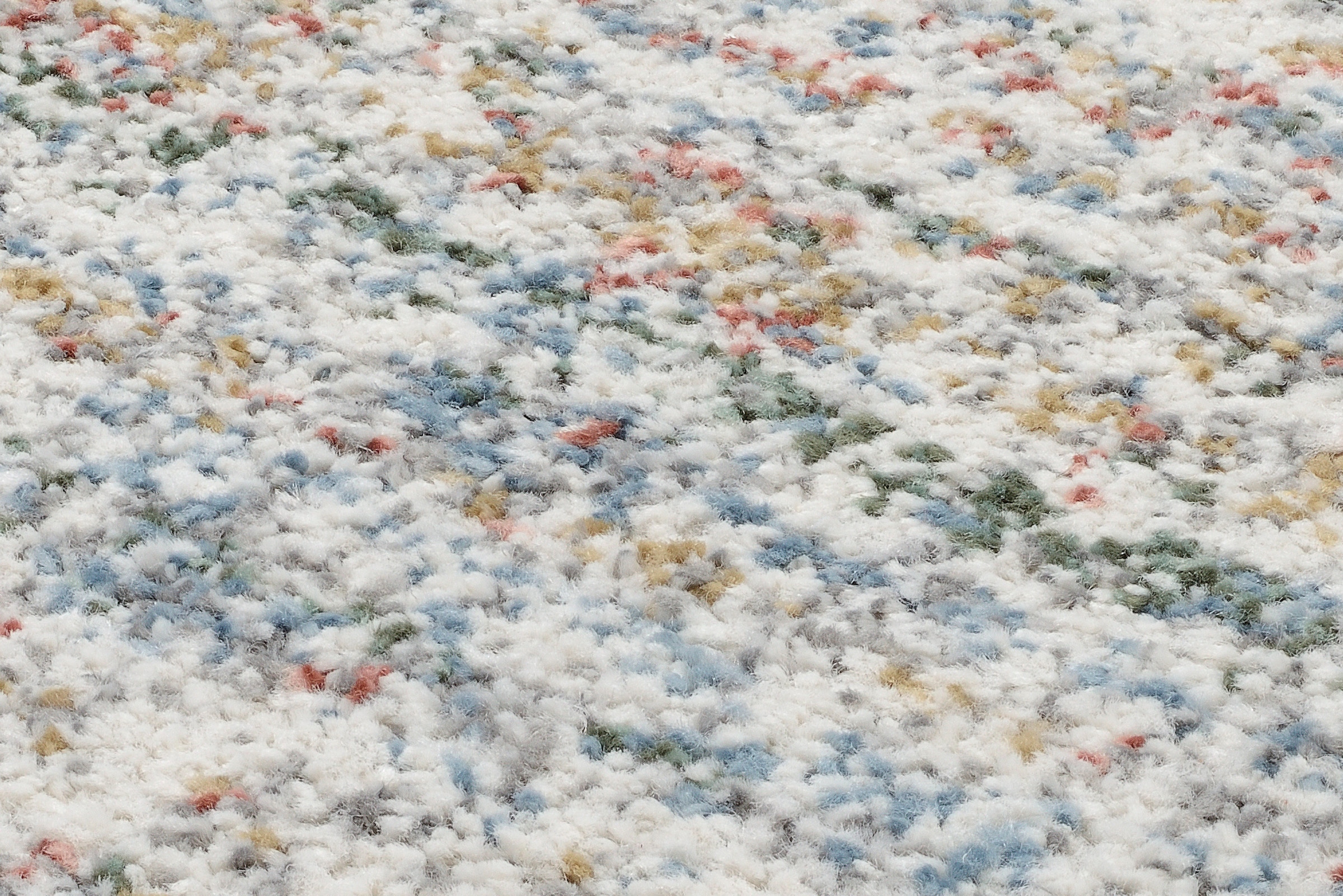 OCI DIE TEPPICHMARKE Teppich »NEW VILLA LINES«, rund, 20 mm Höhe, moderne melierte Farben, Vintage Look, Wohnzimmer