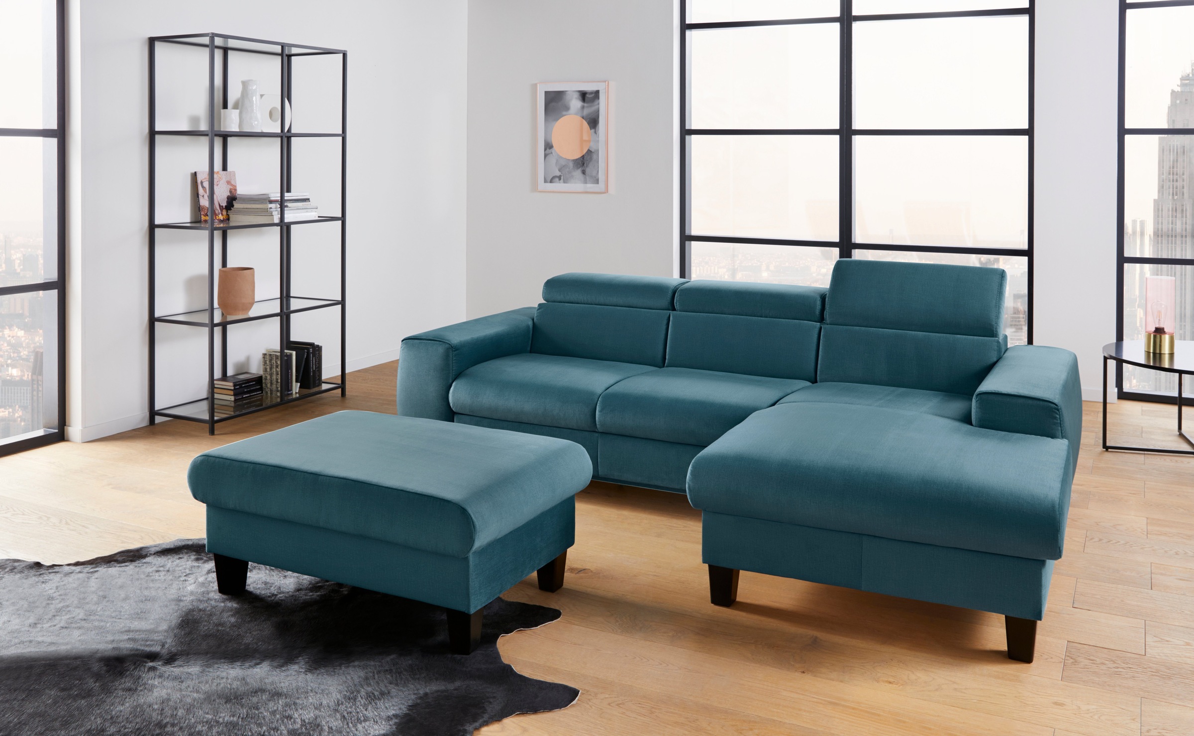 COTTA Polstergarnitur »Morven L-Form«, (Set), Set bestehend aus: Ecksofa mi günstig online kaufen