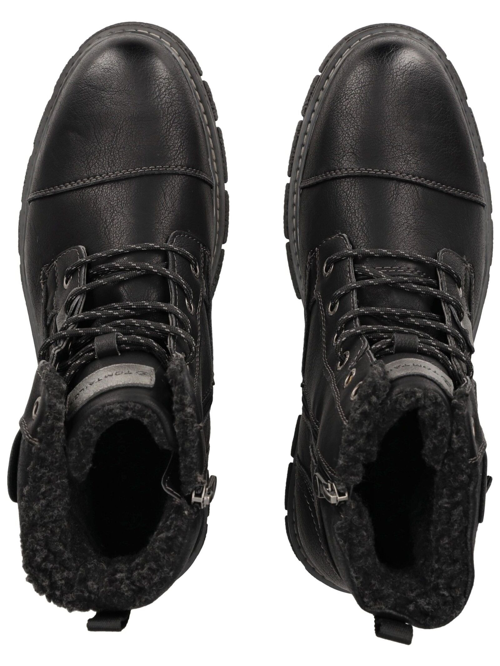 TOM TAILOR Schnürstiefelette »Tom Tailor Stiefelette Lederimitat«