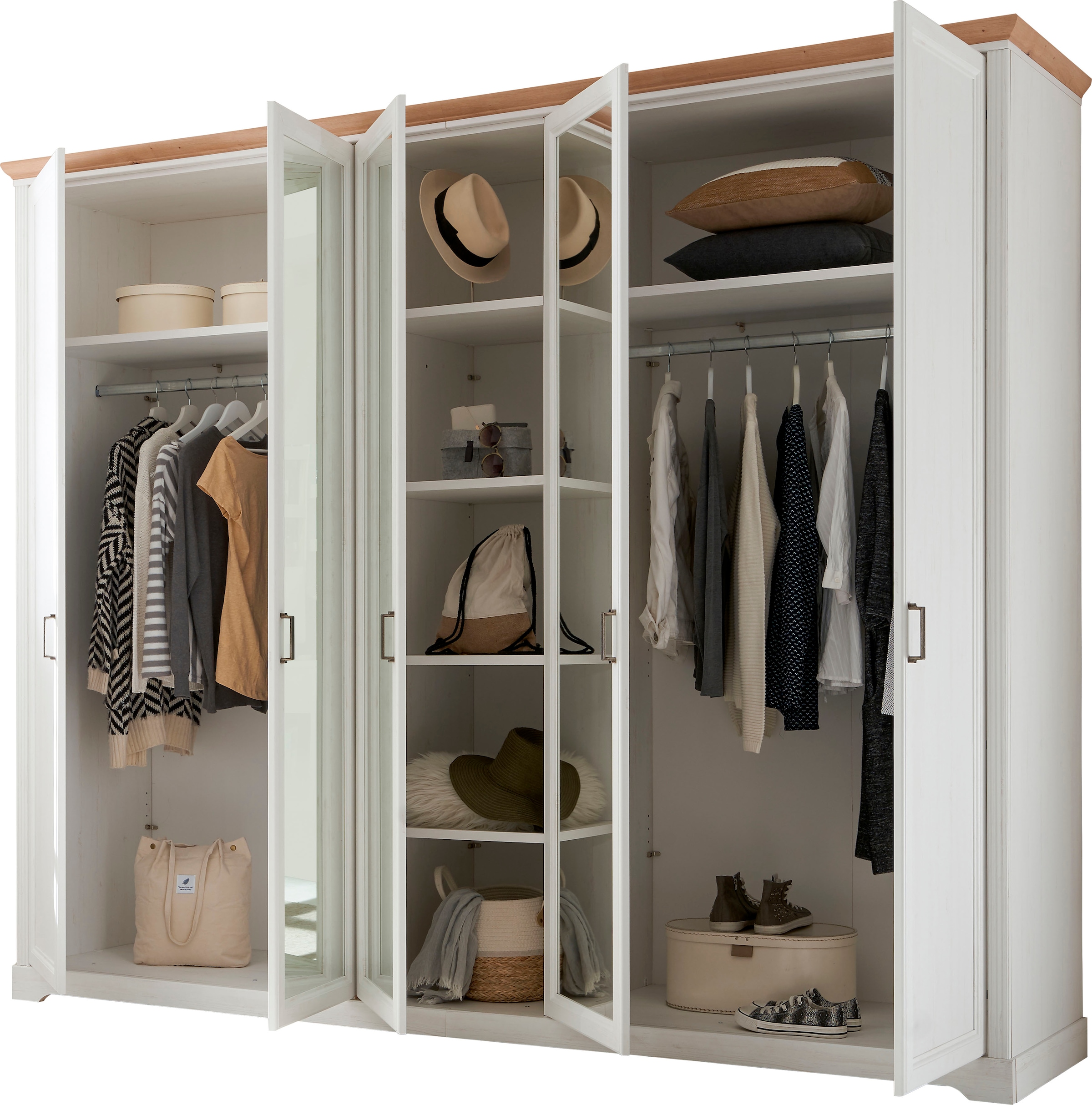Schlafkontor Kleiderschrank »Jasmin II«, im Landhausstil