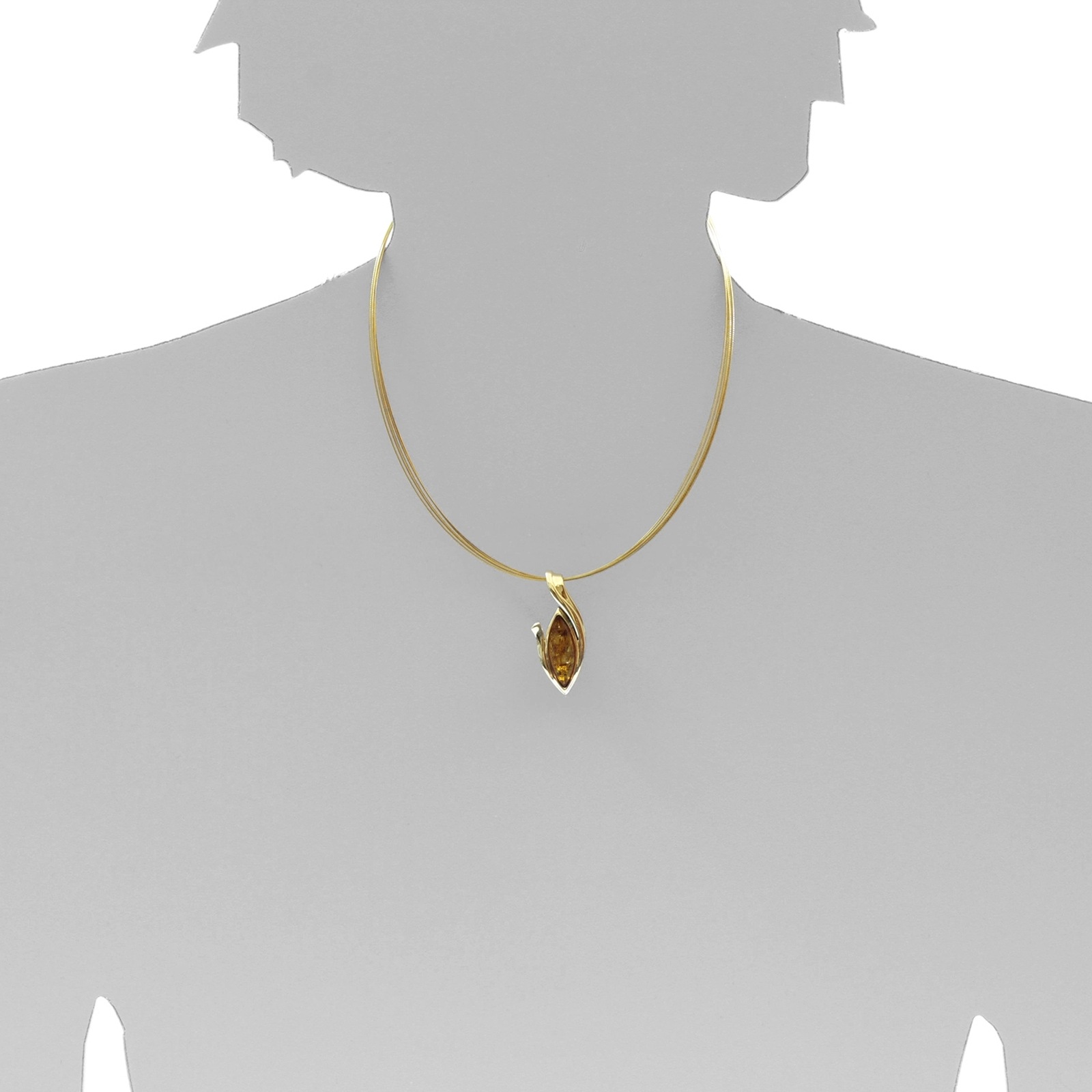 OSTSEE-SCHMUCK Kettenanhänger »Ostsee-Schmuck Anhänger Gleiter-Rikke Anhänger Gleiter-Rikke«, (1 tlg.)