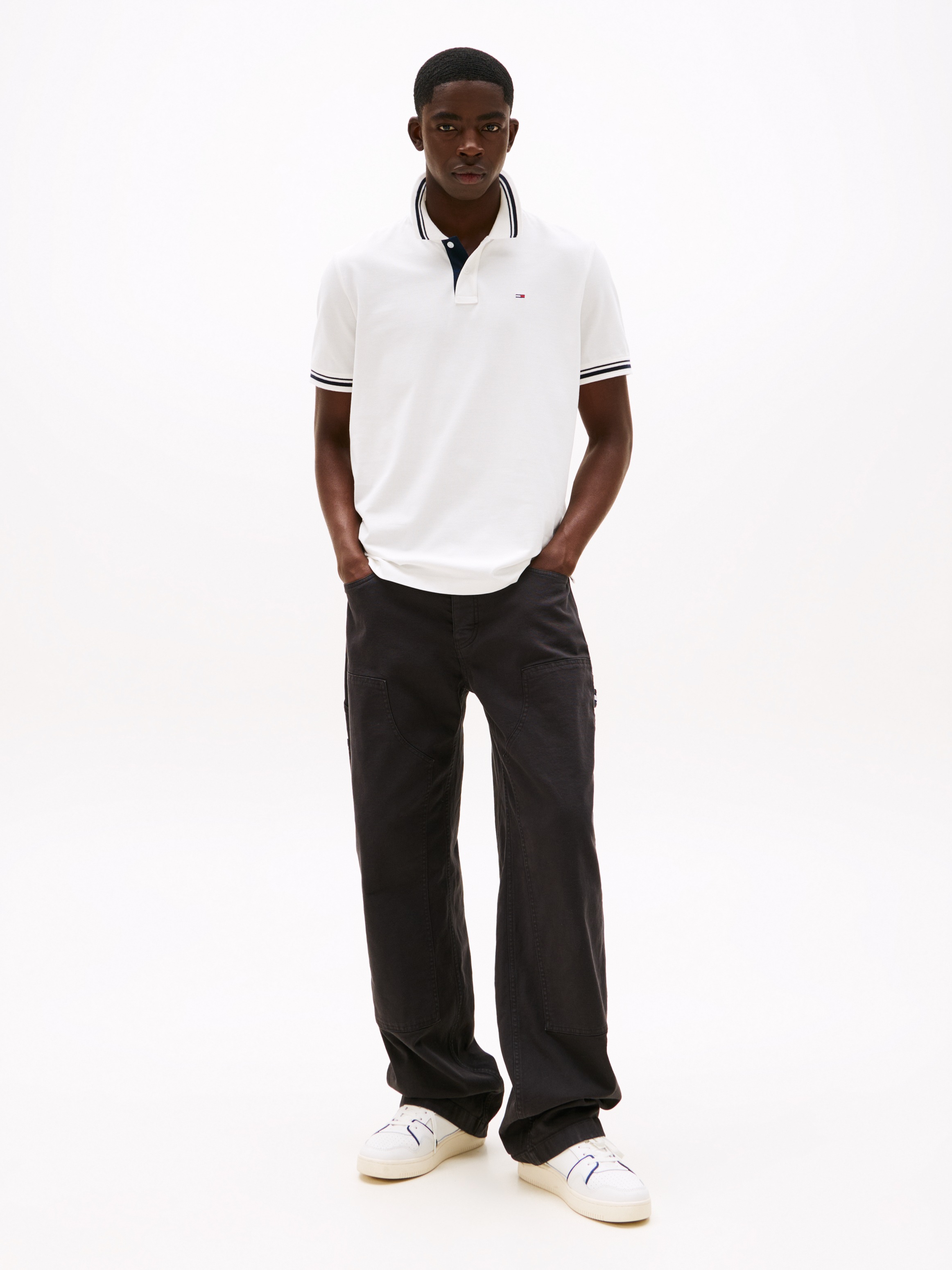 Tommy Jeans Poloshirt »TJM REG TIPPED POLO EXT« Mit Rundhalsausschnitt