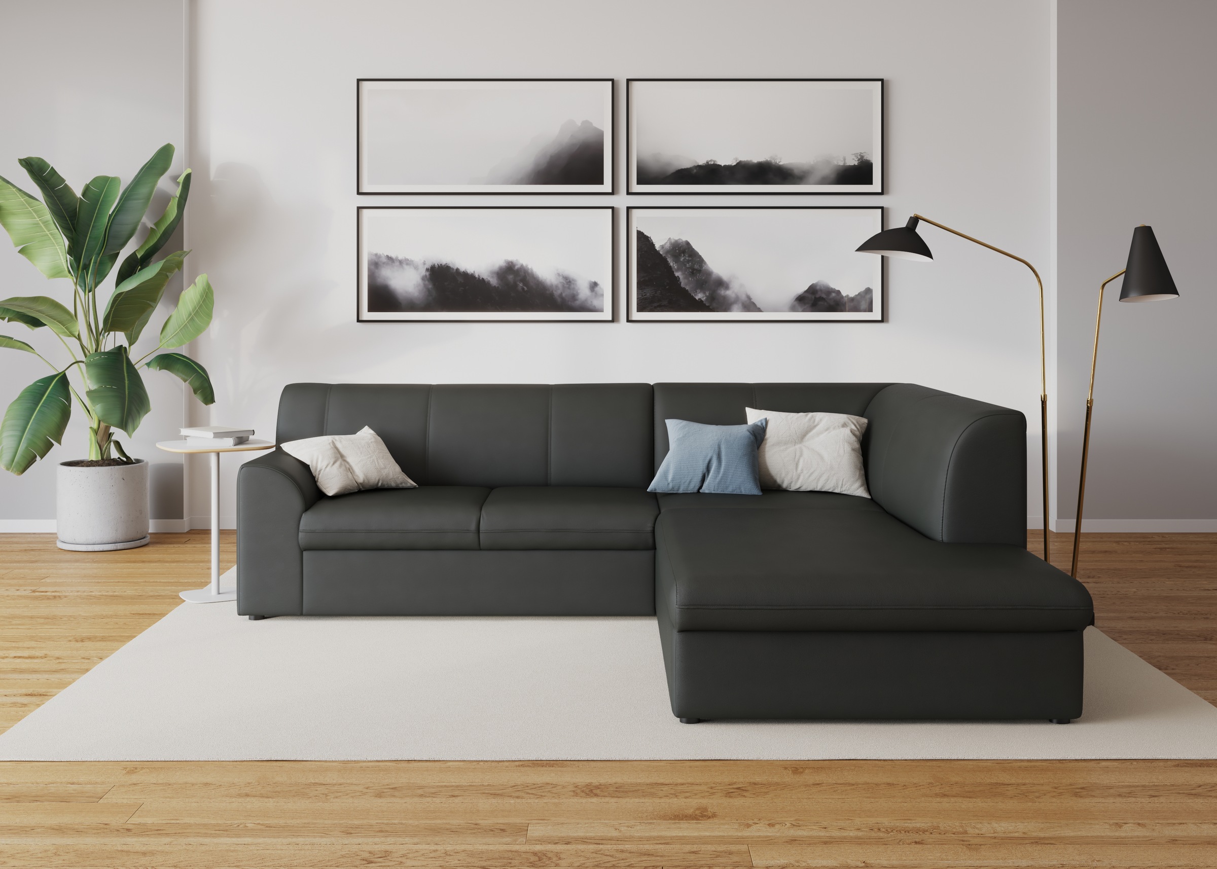 DOMO collection Ecksofa »Topper zeitlos elegant, kompakte Stellmaße, OTTOs günstig online kaufen