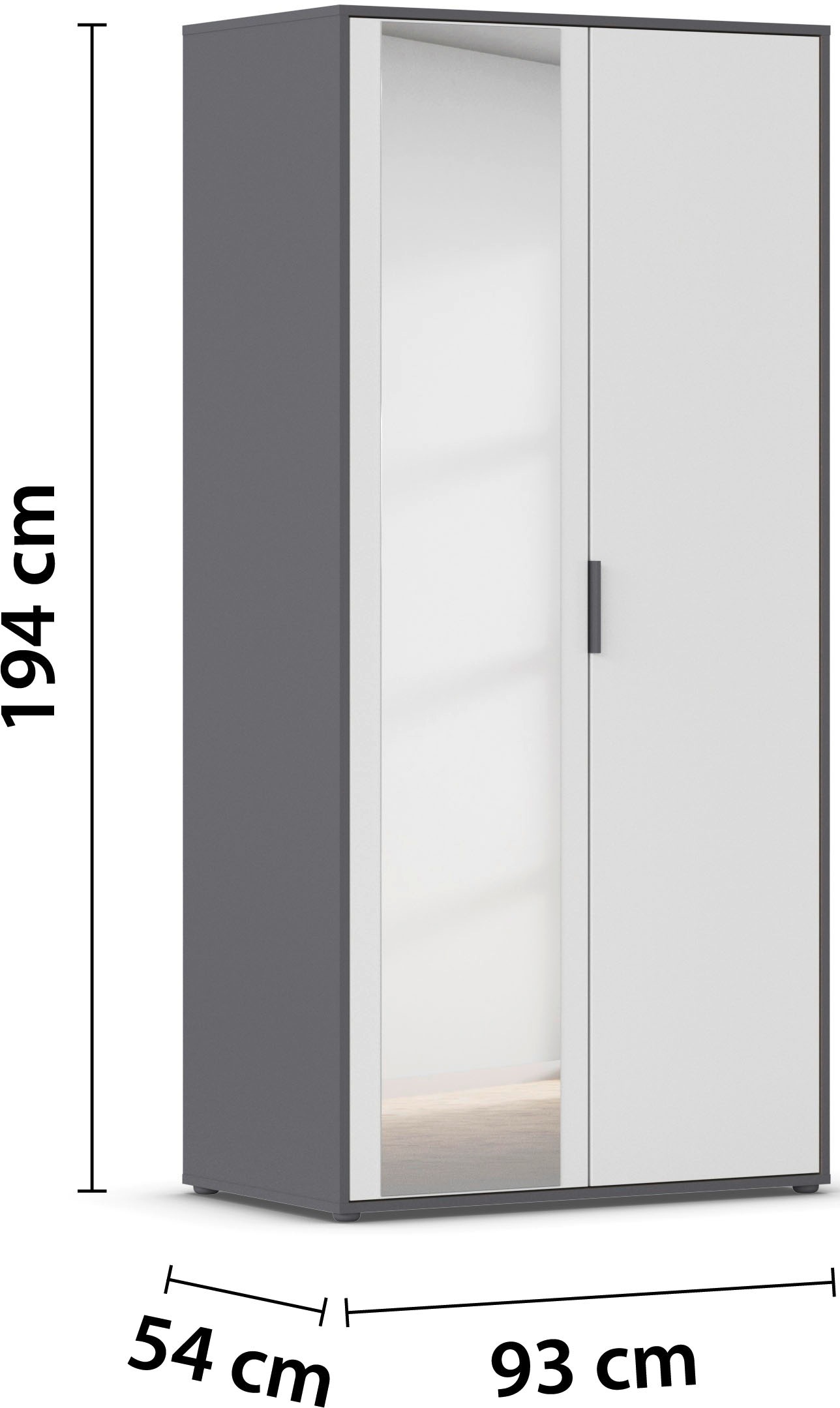INOSIGN BY RAUCH Kleiderschrank »Schrank Garderobe Schlafzimmer Stauraum PAULLY TOPSELLER Wäscheschrank«, (mit 3 unterschiedlichen Griff-Varianten), OTTOS CHOICE 3 Griffvarianten MADE IN GERMANY