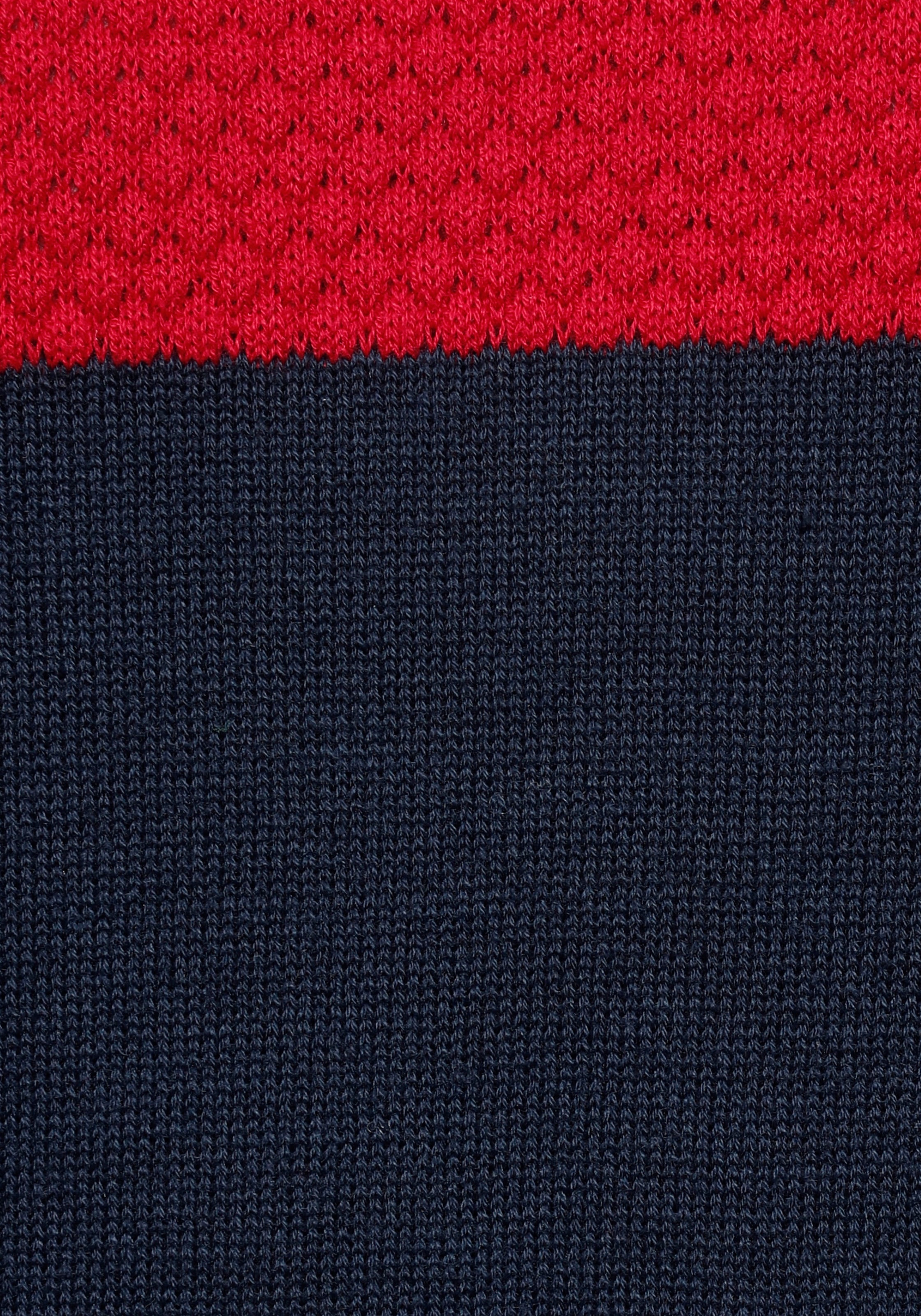 H.I.S Rundhalspullover »neue Farben!«, Colorblocking, in leichter Strickqualität