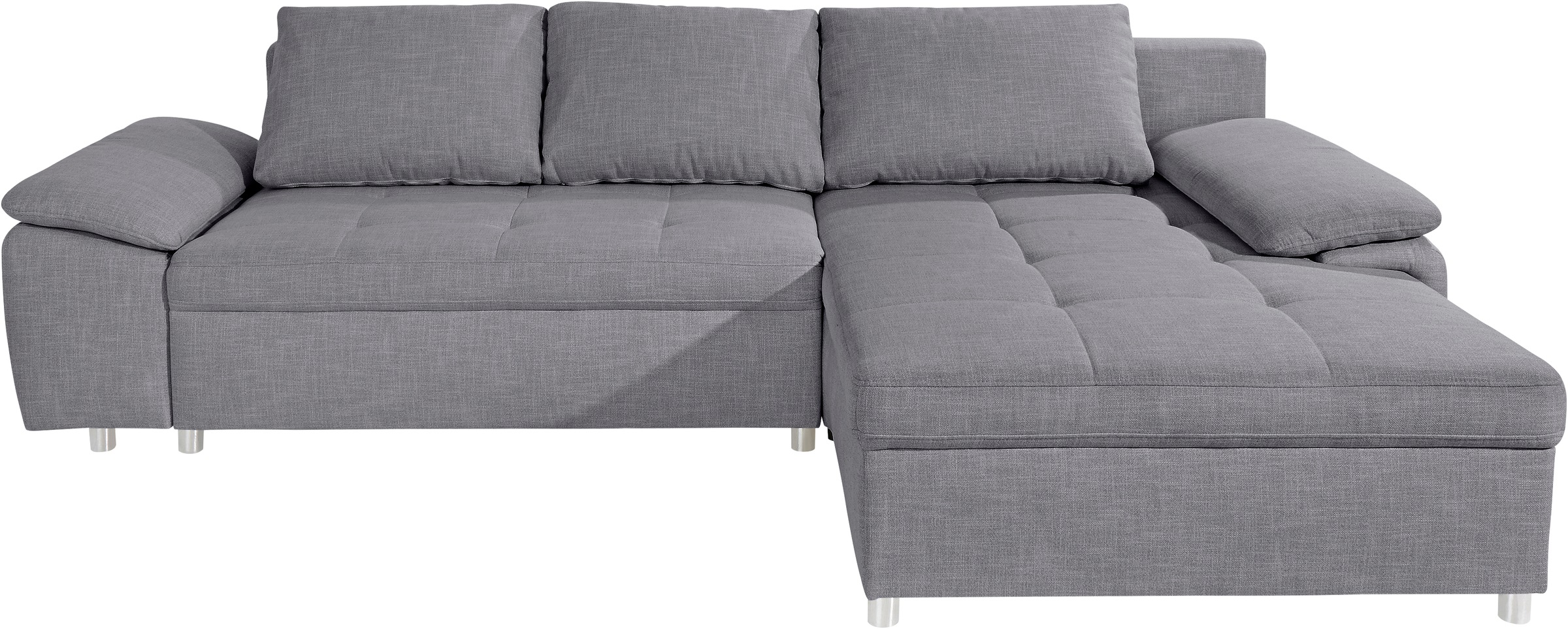 sit&more Ecksofa Labene, wahlweise mit Bettfunktion und Bettkasten, inkl. Rückenkissen