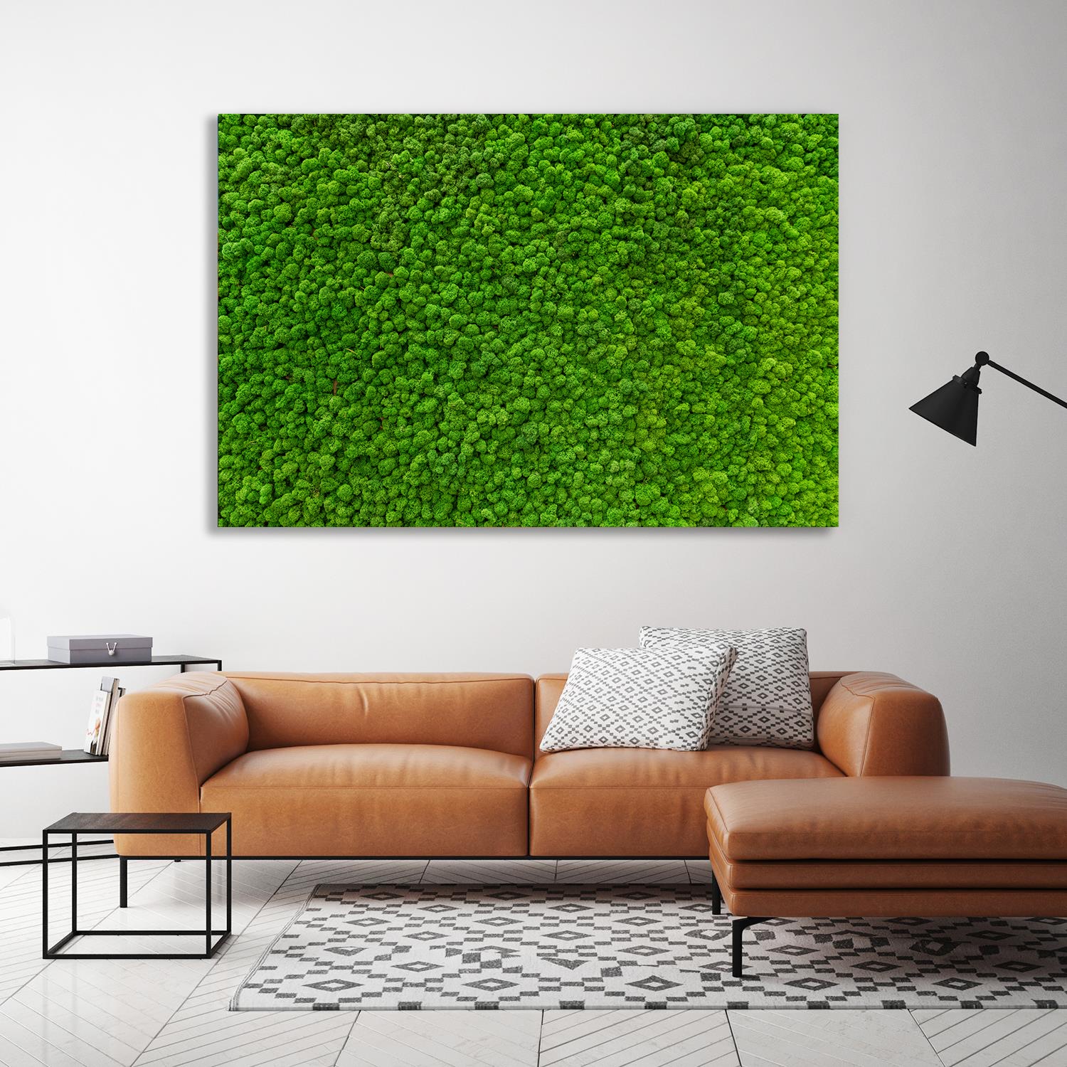 queence XXL-Wandbild »Akustikbild Moos Moosbild«, Blätter-Blätterbilder-Moo günstig online kaufen
