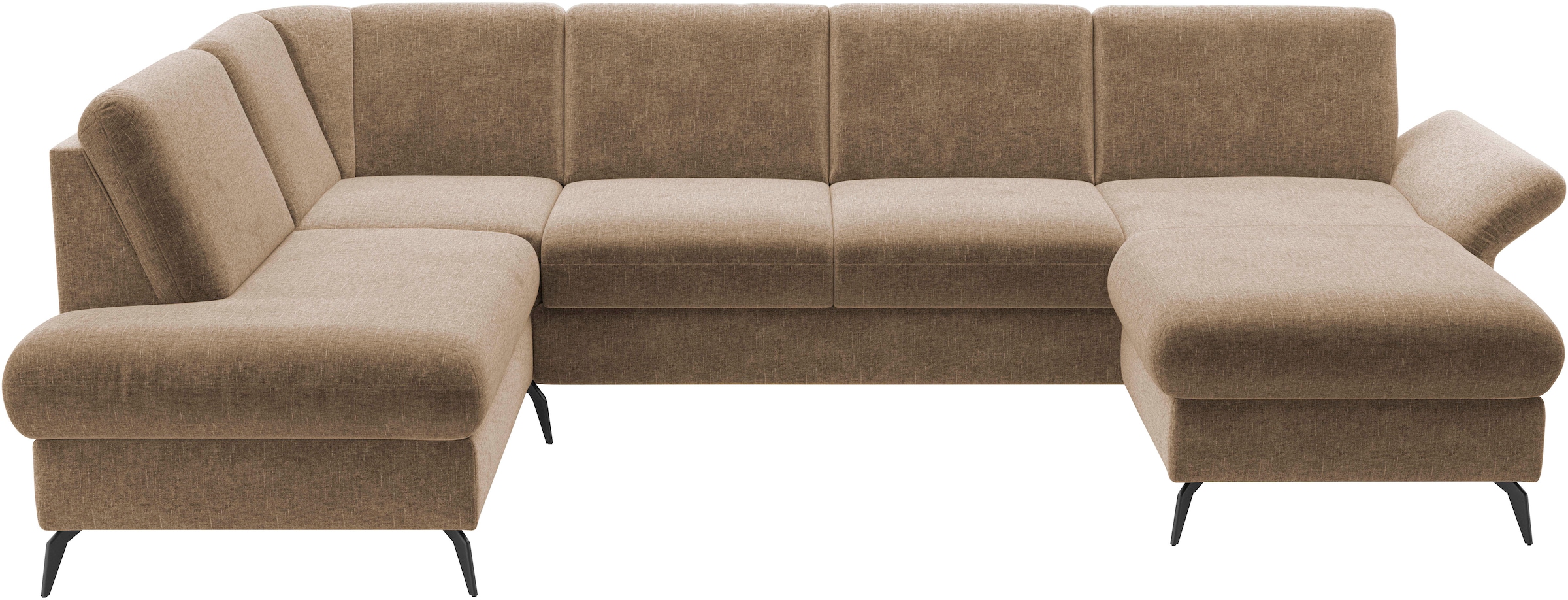 Home affaire Wohnlandschaft »Rochelle«, optional: Armteilverstellung, klappbar, Bettkasen