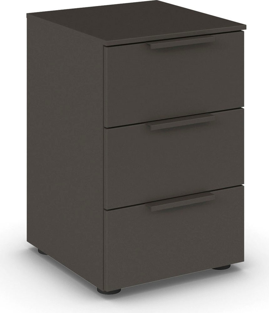 rauch Nachtkommode »Nachttisch Nachtschrank Nachtkonsole FLIPP« Breite 40 cm,  mit 3 Schubladen und Soft-Close-Funktion